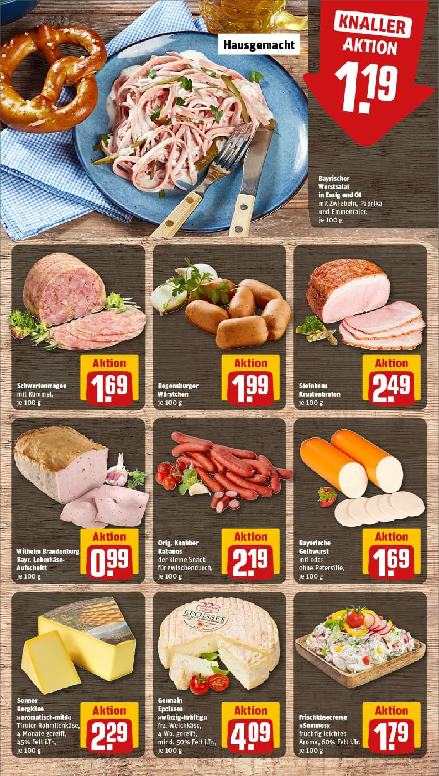 REWE Prospekt ab 14.09.2025 zum Blättern » Angebote | Seite: 9 | Produkte: Öl, Krustenbraten, Paprika, Leberkase