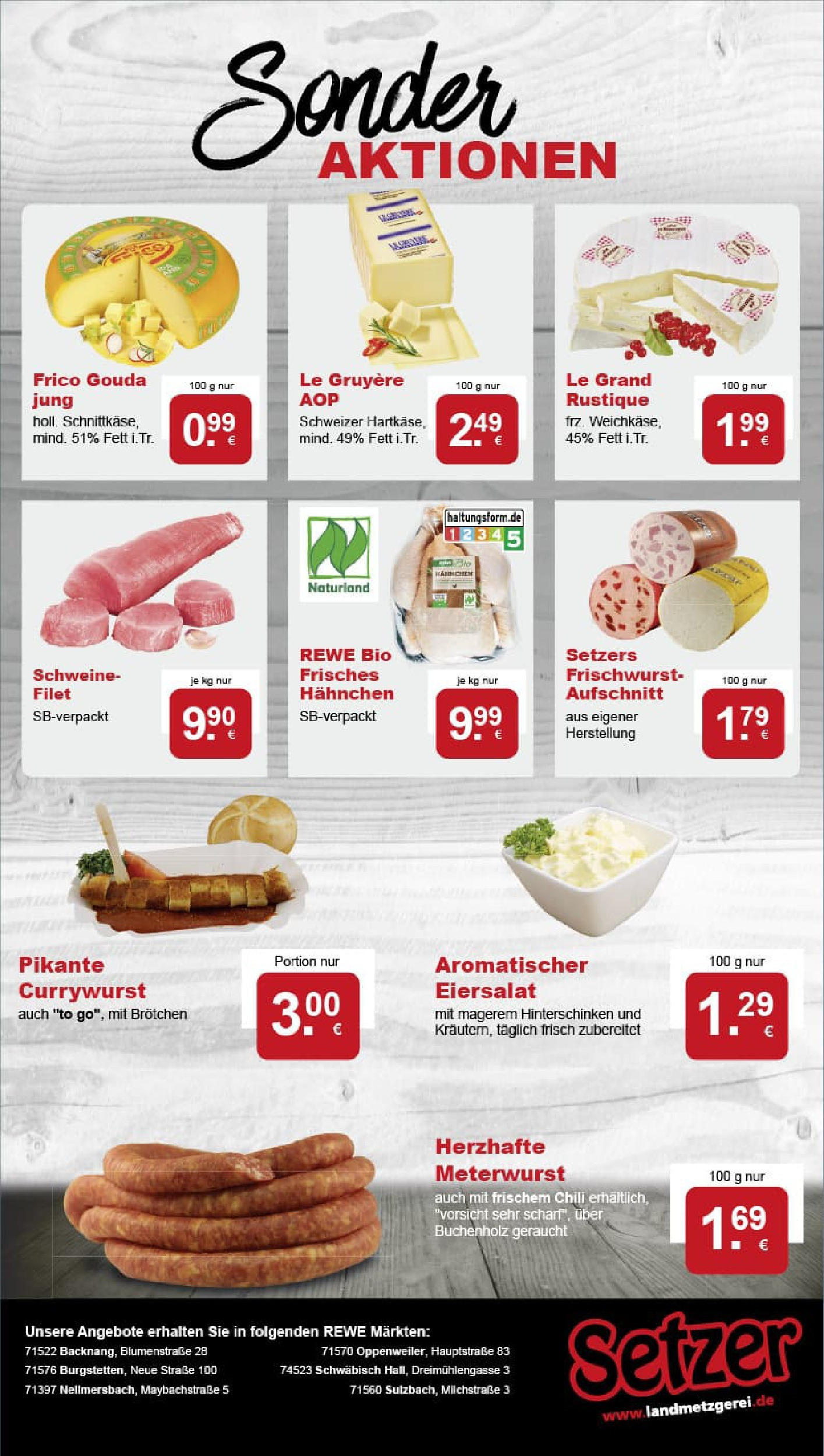 REWE Prospekt ab 14.09.2025 zum Blättern » Angebote | Seite: 9 | Produkte: Hahnchen, Gouda, Chili REWE Prospekt ab 14.09.2025 zum Blättern » Angebote | Seite: 9 | Produkte: Hahnchen, Gouda, Chili