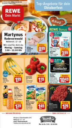 Rewe prospekt Radevormwald	 ab 14.09.2025 gültig