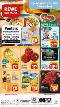 Rewe prospekt Duisburg	 ab 14.09.2025 gültig