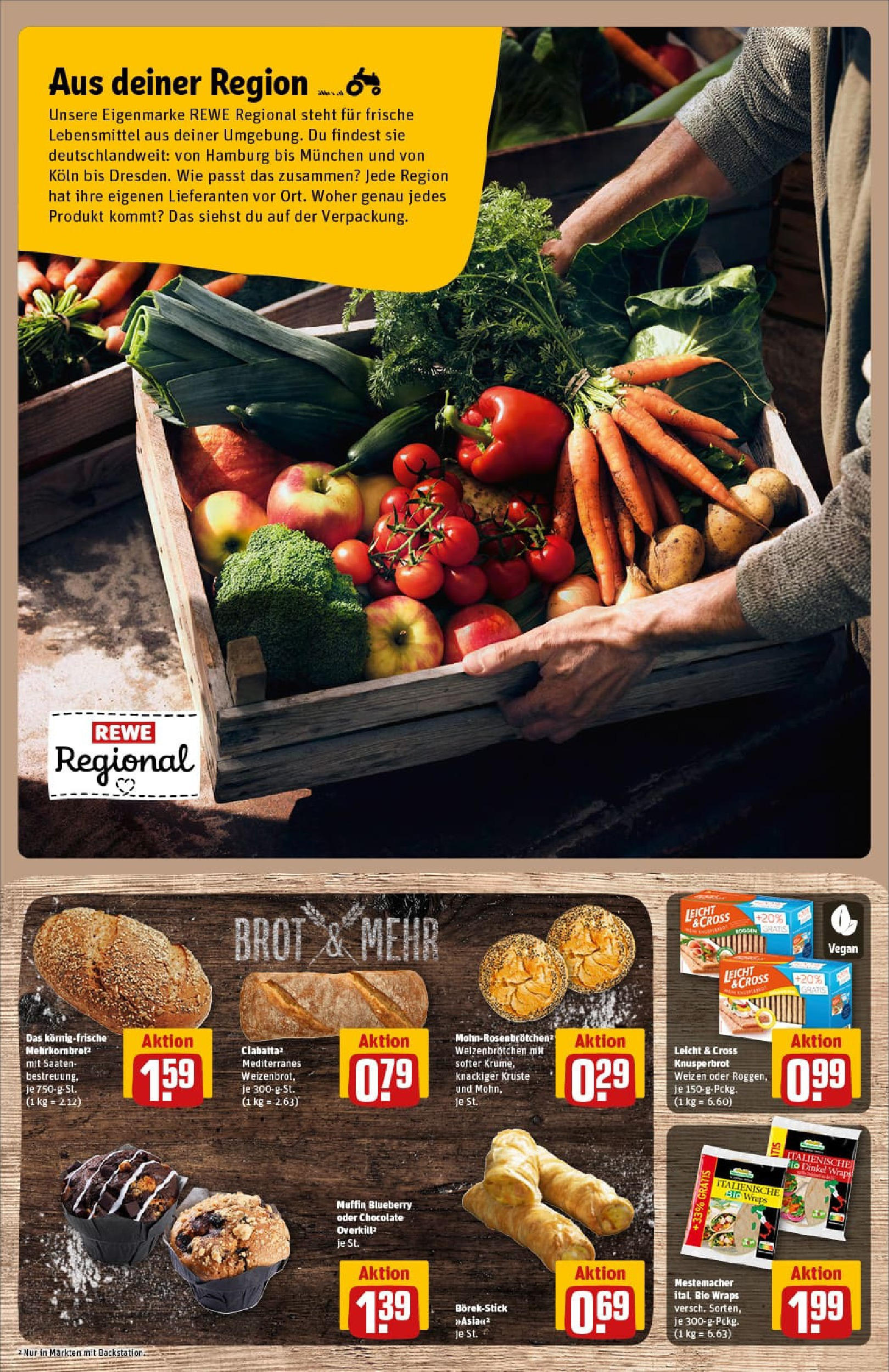 REWE Prospekt ab 14.09.2025 zum Blättern » Angebote | Seite: 11 | Produkte: Brot REWE Prospekt ab 14.09.2025 zum Blättern » Angebote | Seite: 11 | Produkte: Brot