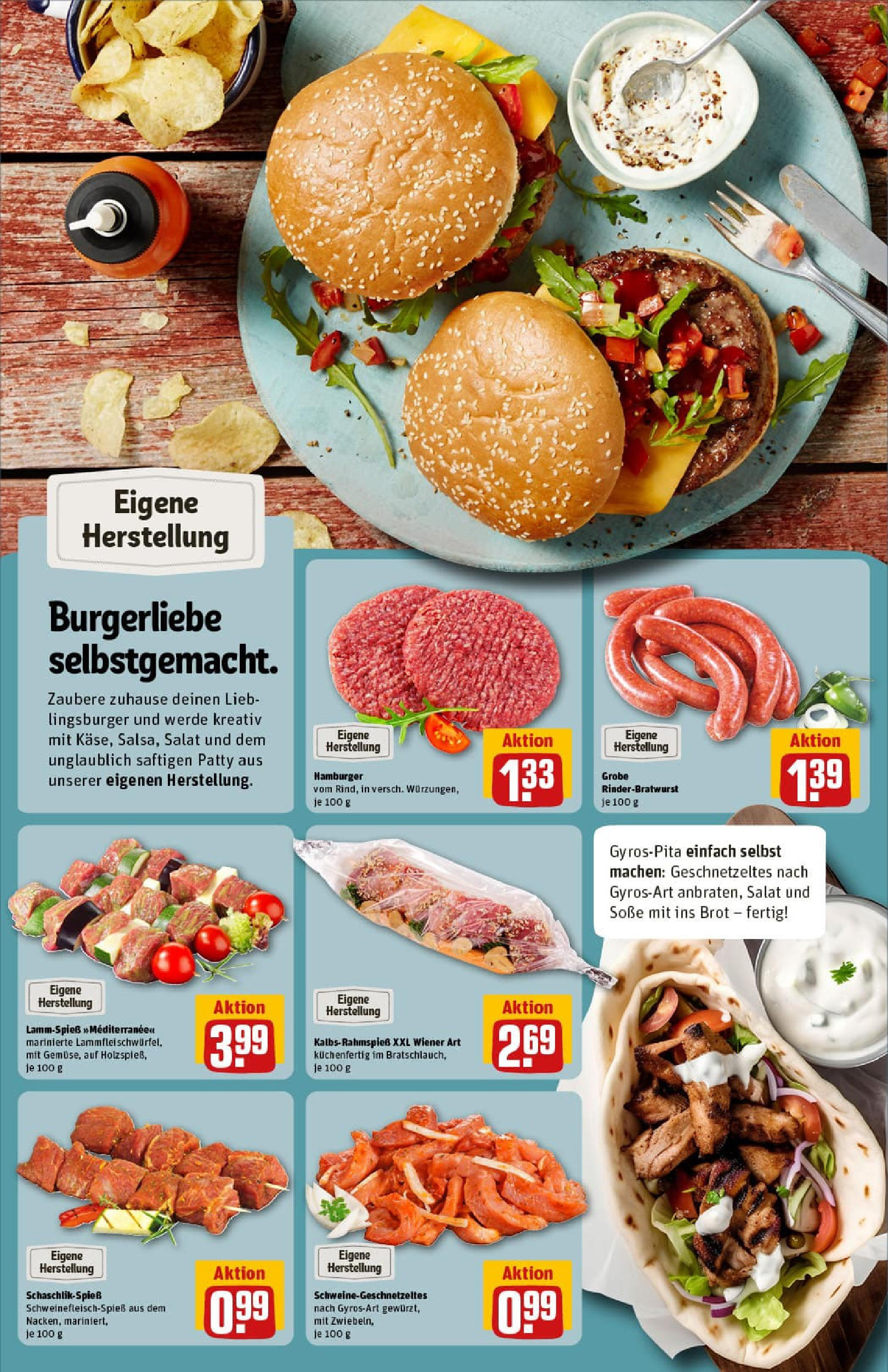 REWE Prospekt ab 14.09.2025 zum Blättern » Angebote | Seite: 13 | Produkte: Soße, Brot, Salat