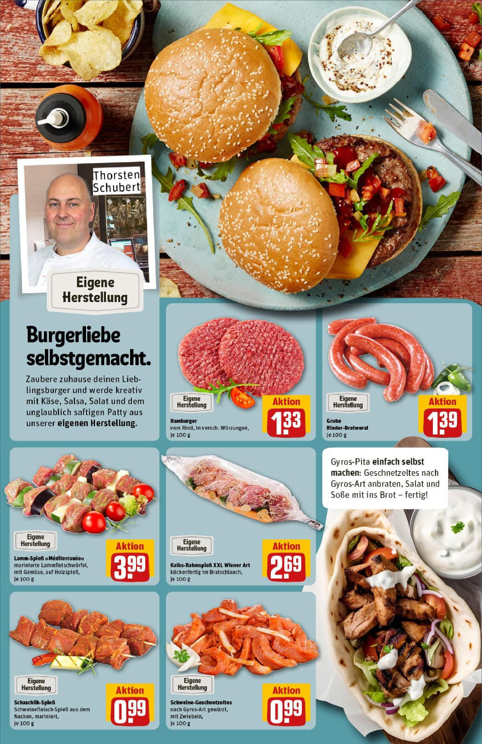 REWE Prospekt ab 14.09.2025 zum Blättern » Angebote | Seite: 13 | Produkte: Soße, Brot, Salat REWE Prospekt ab 14.09.2025 zum Blättern » Angebote | Seite: 13 | Produkte: Soße, Brot, Salat