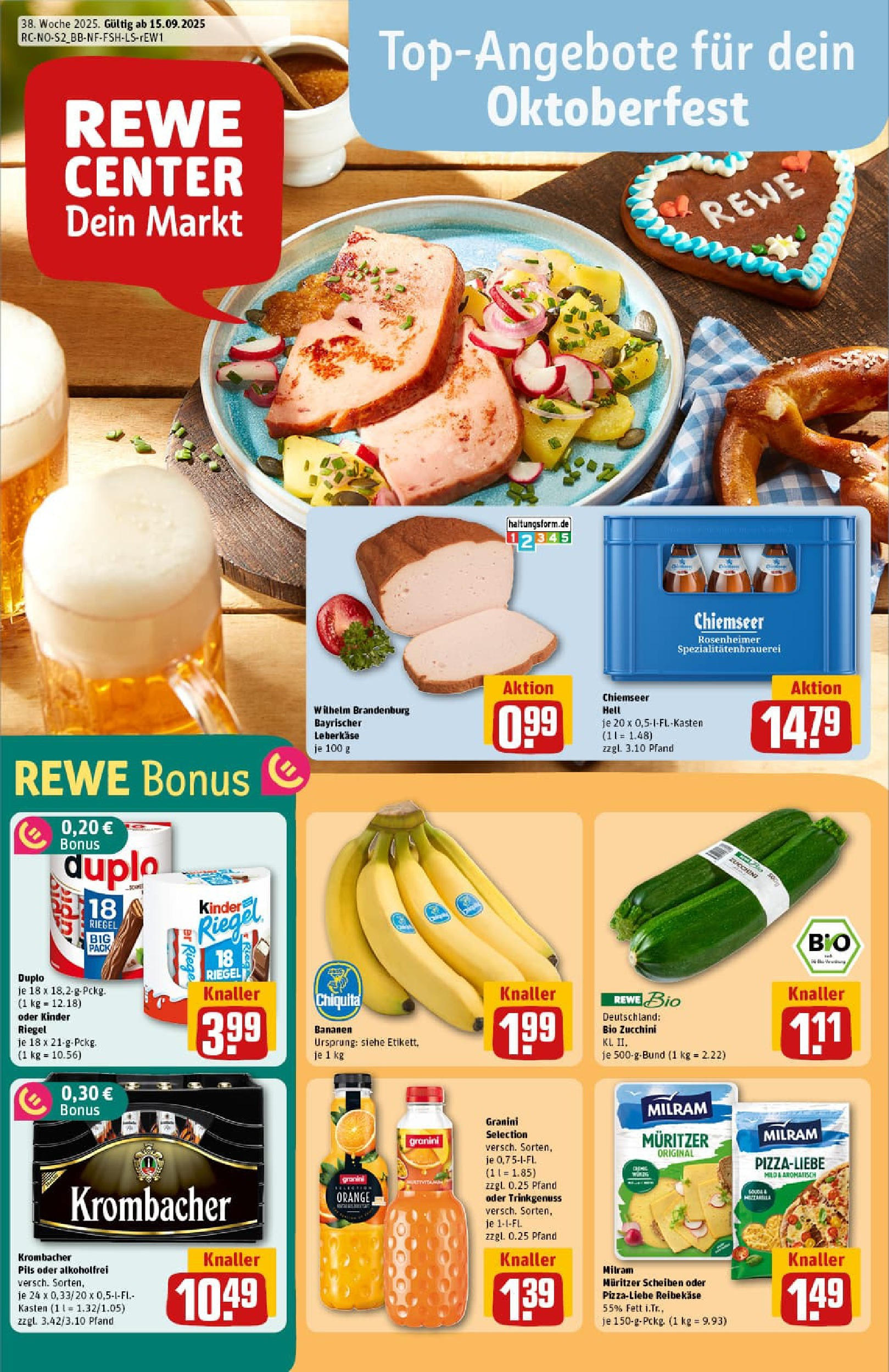 REWE Prospekt ab 14.09.2025 zum Blättern » Angebote | Seite: 1 REWE Prospekt ab 14.09.2025 zum Blättern » Angebote | Seite: 1