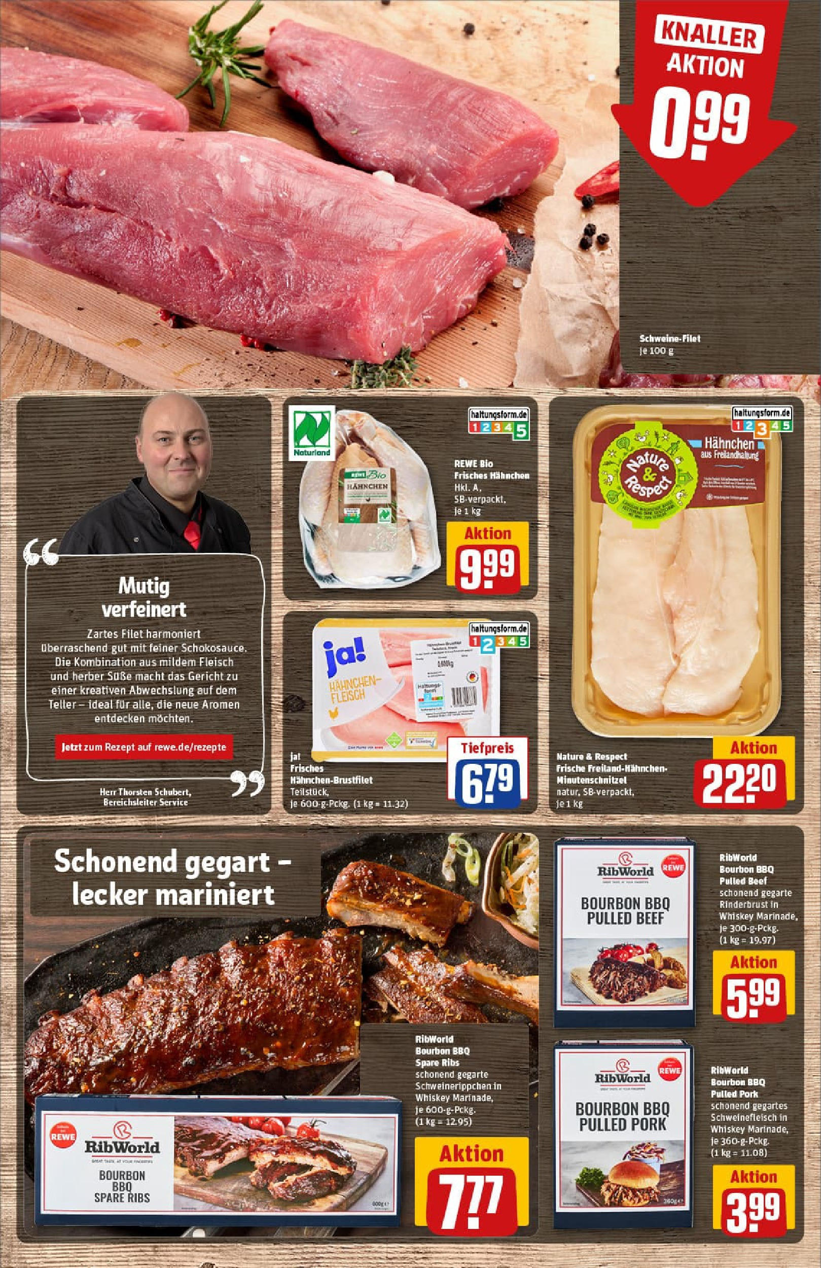 REWE Prospekt ab 14.09.2025 zum Blättern » Angebote | Seite: 8 | Produkte: Spare ribs, Schweinefleisch, Bourbon, Fleisch REWE Prospekt ab 14.09.2025 zum Blättern » Angebote | Seite: 8 | Produkte: Spare ribs, Schweinefleisch, Bourbon, Fleisch