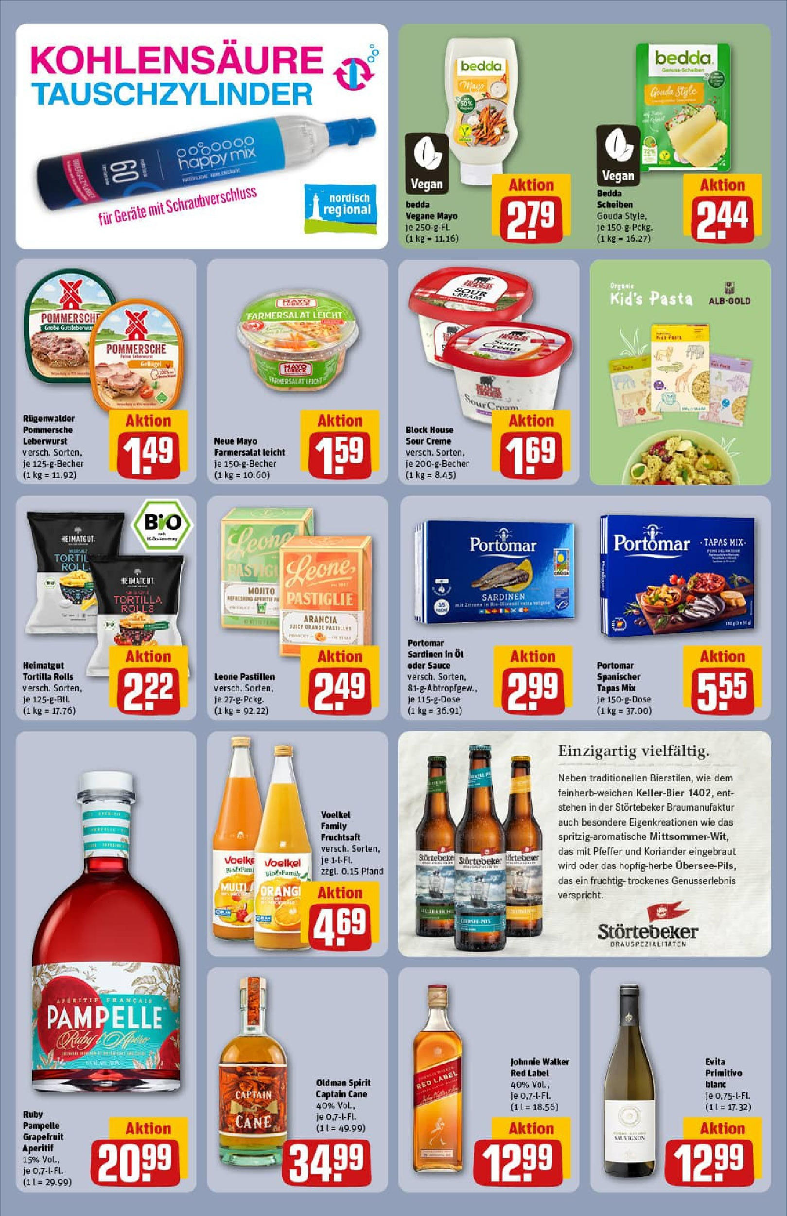 REWE Prospekt ab 14.09.2025 zum Blättern » Angebote | Seite: 32 | Produkte: Rum, Gouda, Creme, Grapefruit