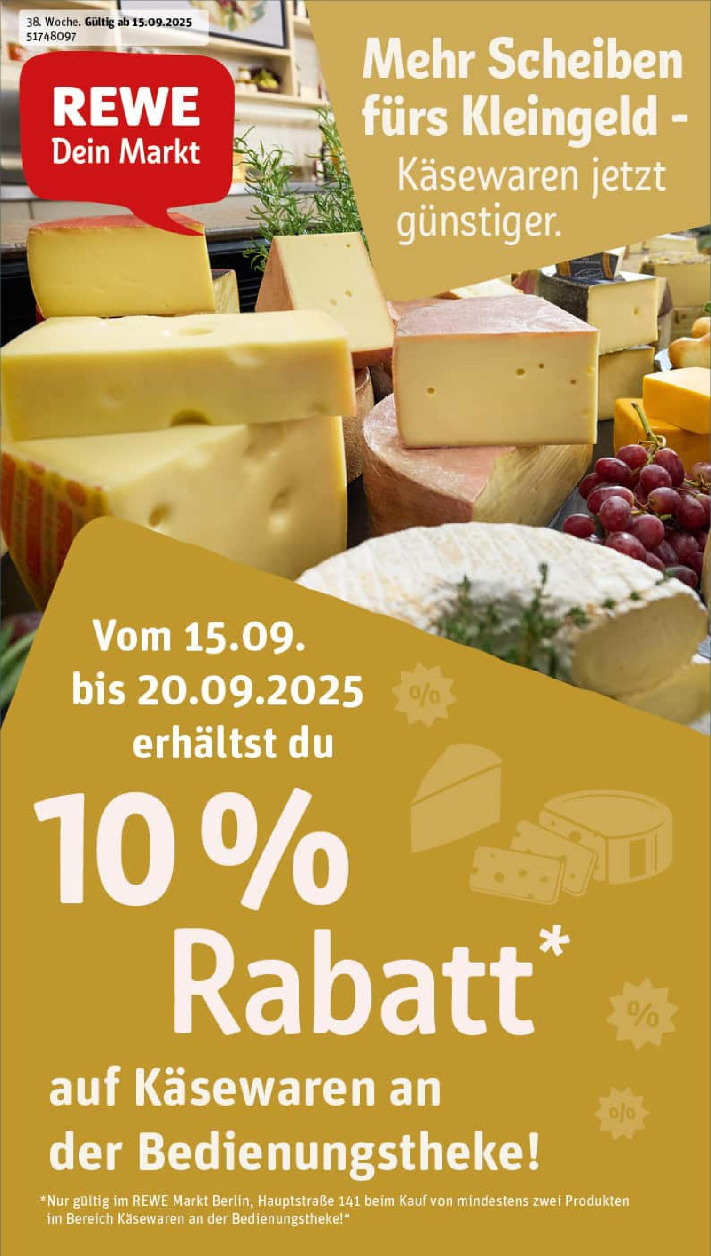 REWE Prospekt ab 14.09.2025 zum Blättern » Angebote | Seite: 1
