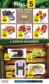 Tesco újság érvényessége 2025.09.17-ig