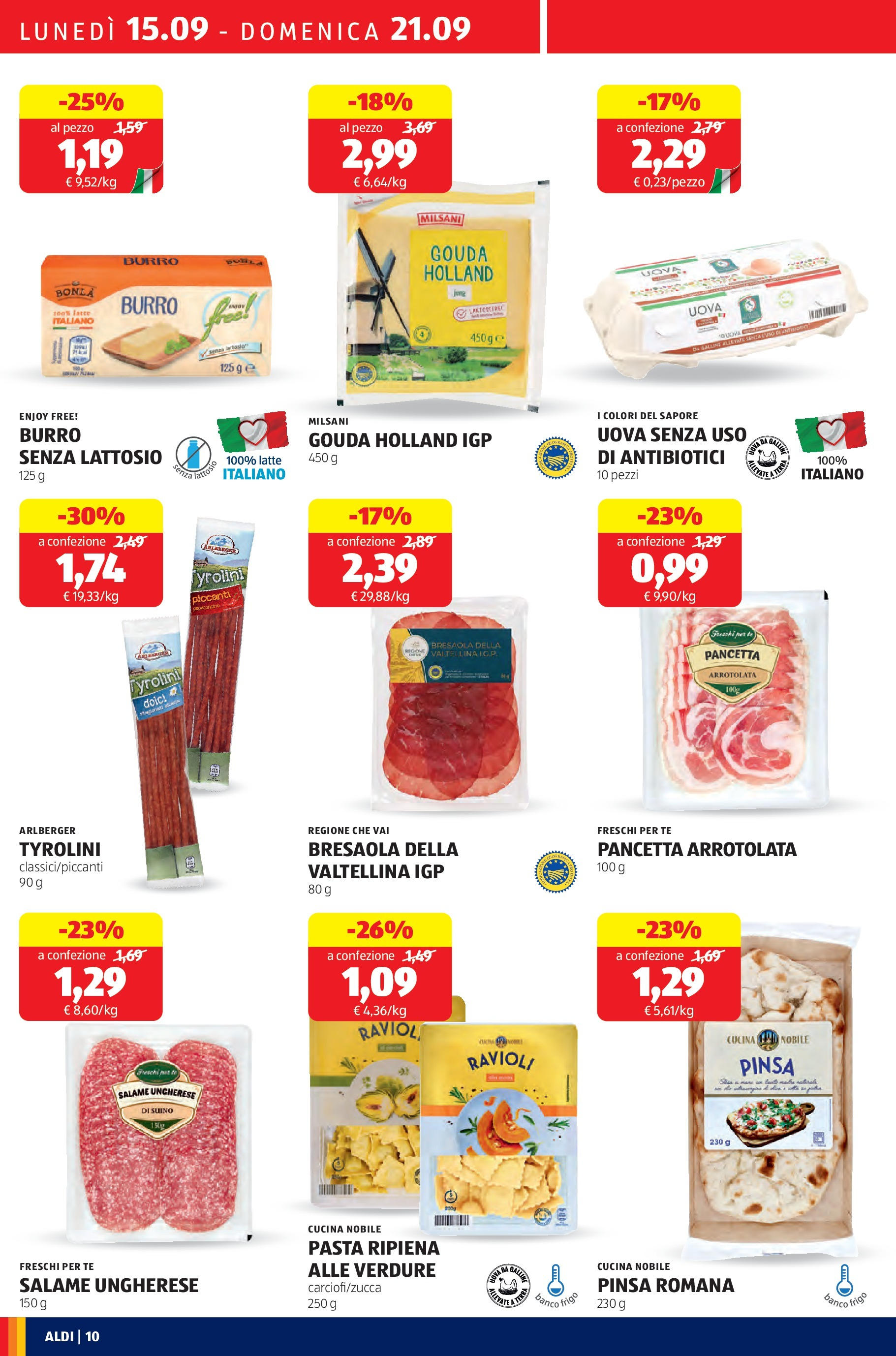 Nuovo Aldi - SOTTOCOSTO dal 14/09/2025 > offerte anteprima 🛍️ | Pagina: 10 | Prodotti: Bresaola, Suino, Pasta, Peperoncino