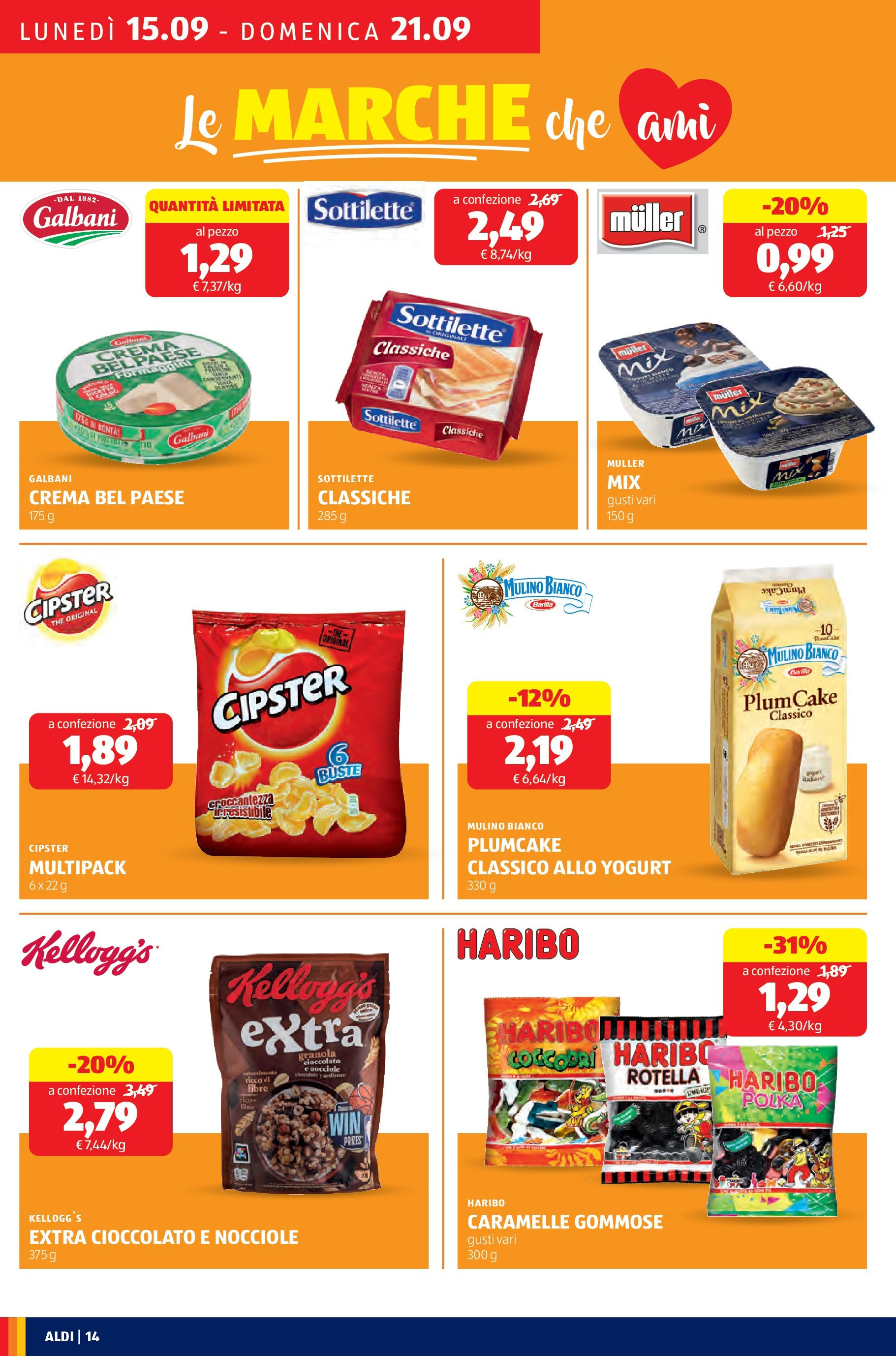 Nuovo Aldi - SOTTOCOSTO dal 14/09/2025 > offerte anteprima 🛍️ | Pagina: 14 | Prodotti: Crema, Cioccolato, Nocciole, The