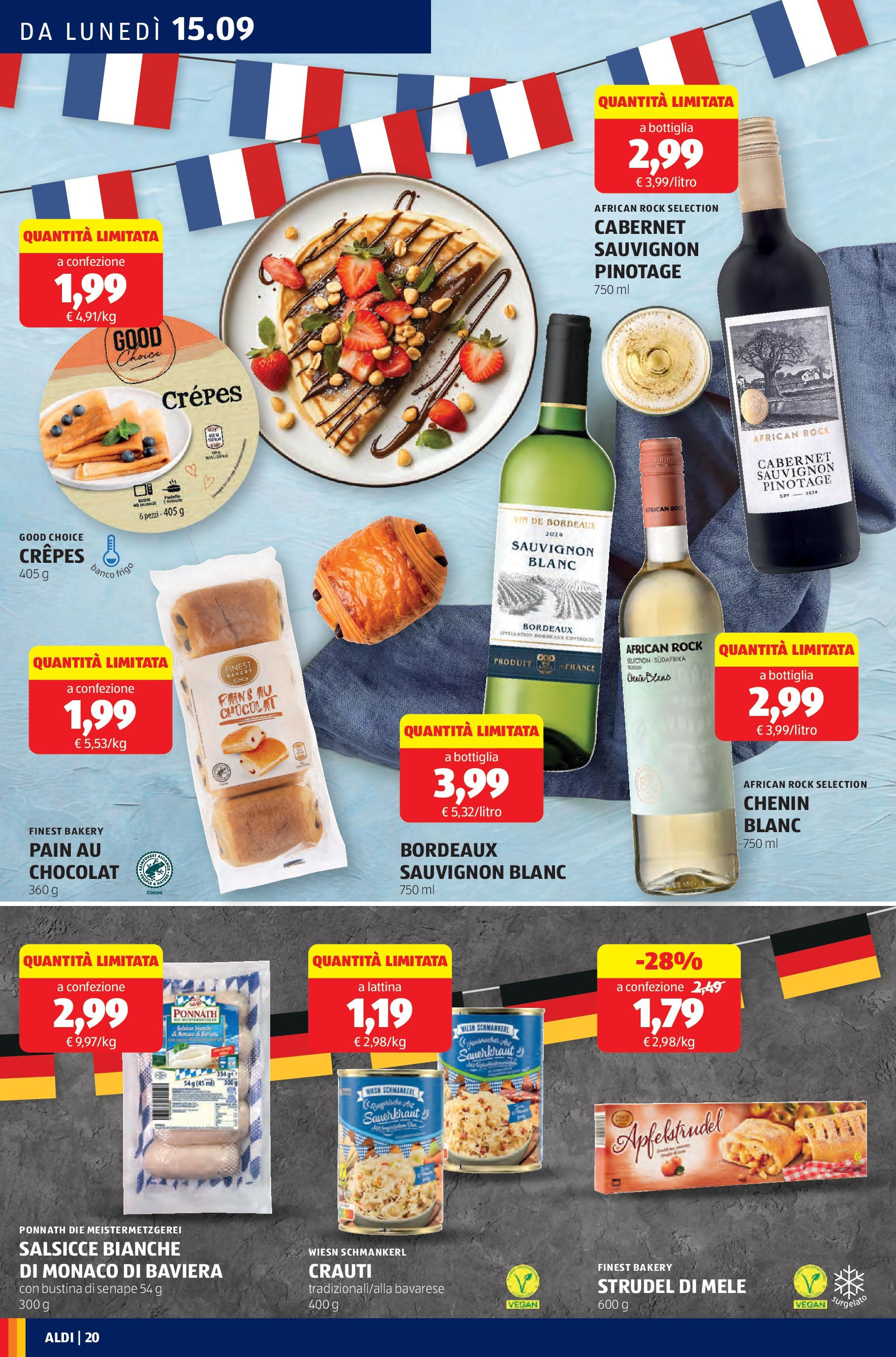 Nuovo Aldi - SOTTOCOSTO dal 14/09/2025 > offerte anteprima 🛍️ | Pagina: 20 | Prodotti: Mele, Senape, Bottiglia