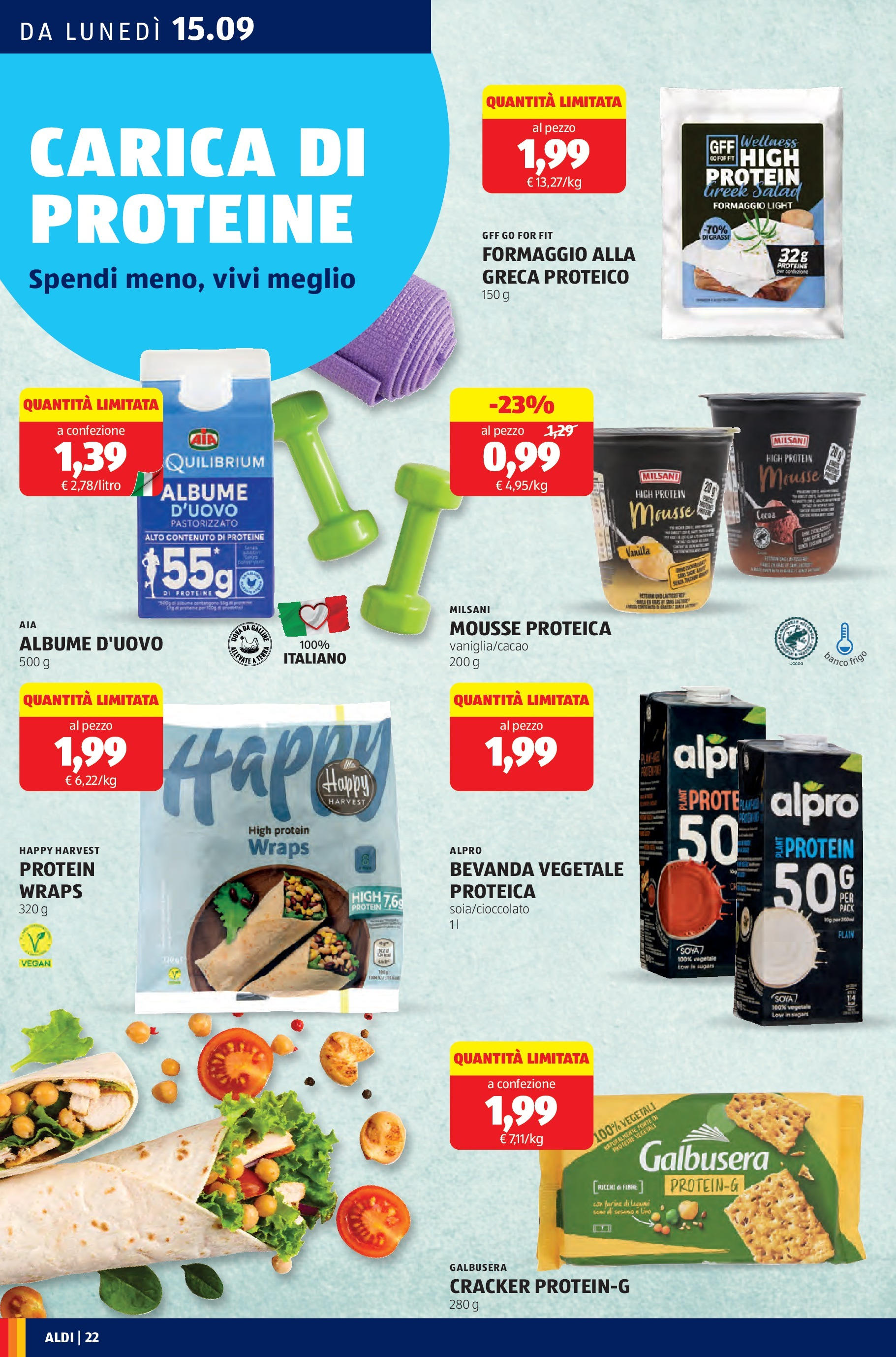 Nuovo Aldi - SOTTOCOSTO dal 14/09/2025 > offerte anteprima 🛍️ | Pagina: 22 | Prodotti: Formaggio, Crackers