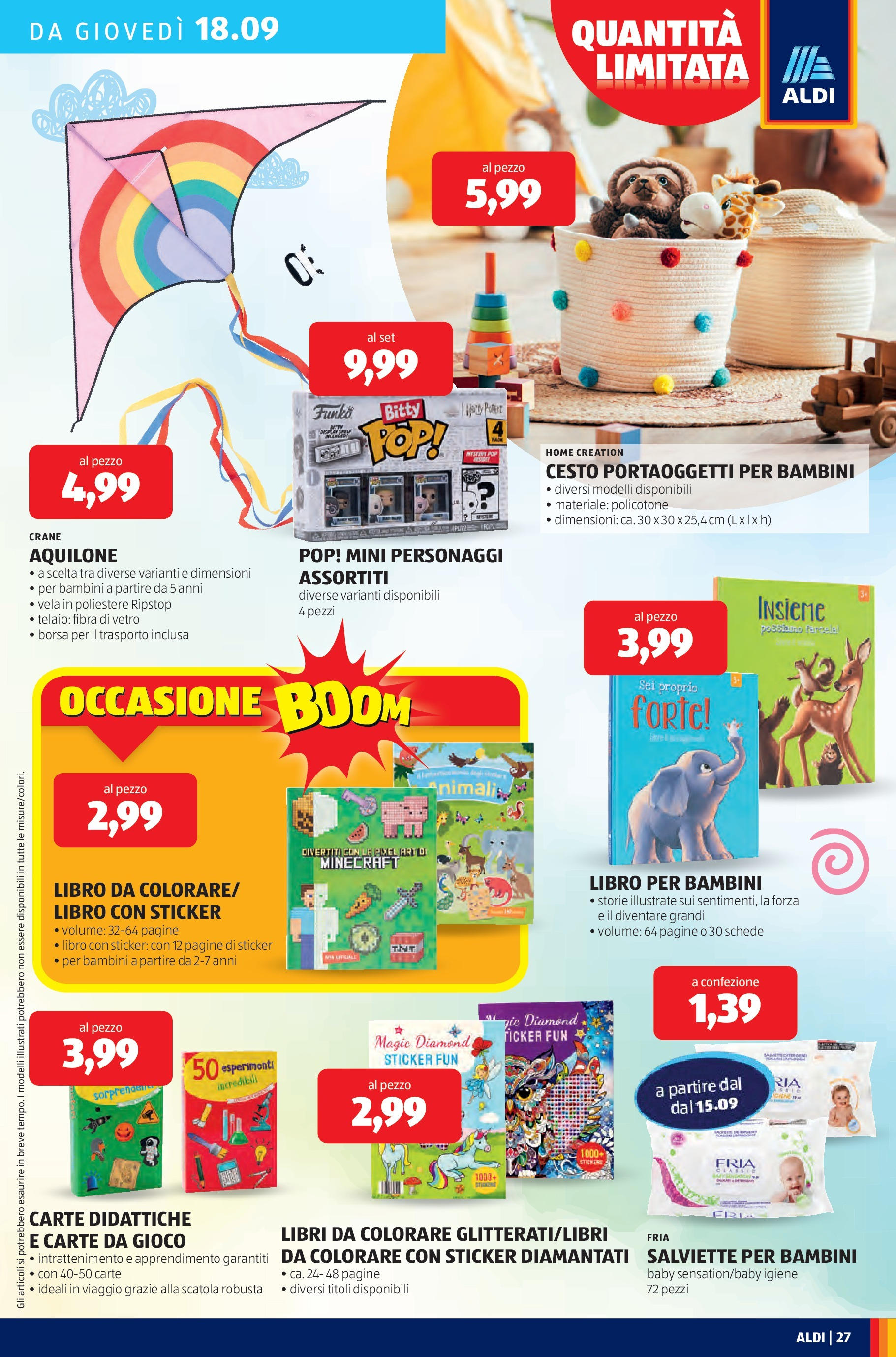 Nuovo Aldi - SOTTOCOSTO dal 14/09/2025 > offerte anteprima 🛍️ | Pagina: 27 | Prodotti: Gioco, Borsa, Scatola