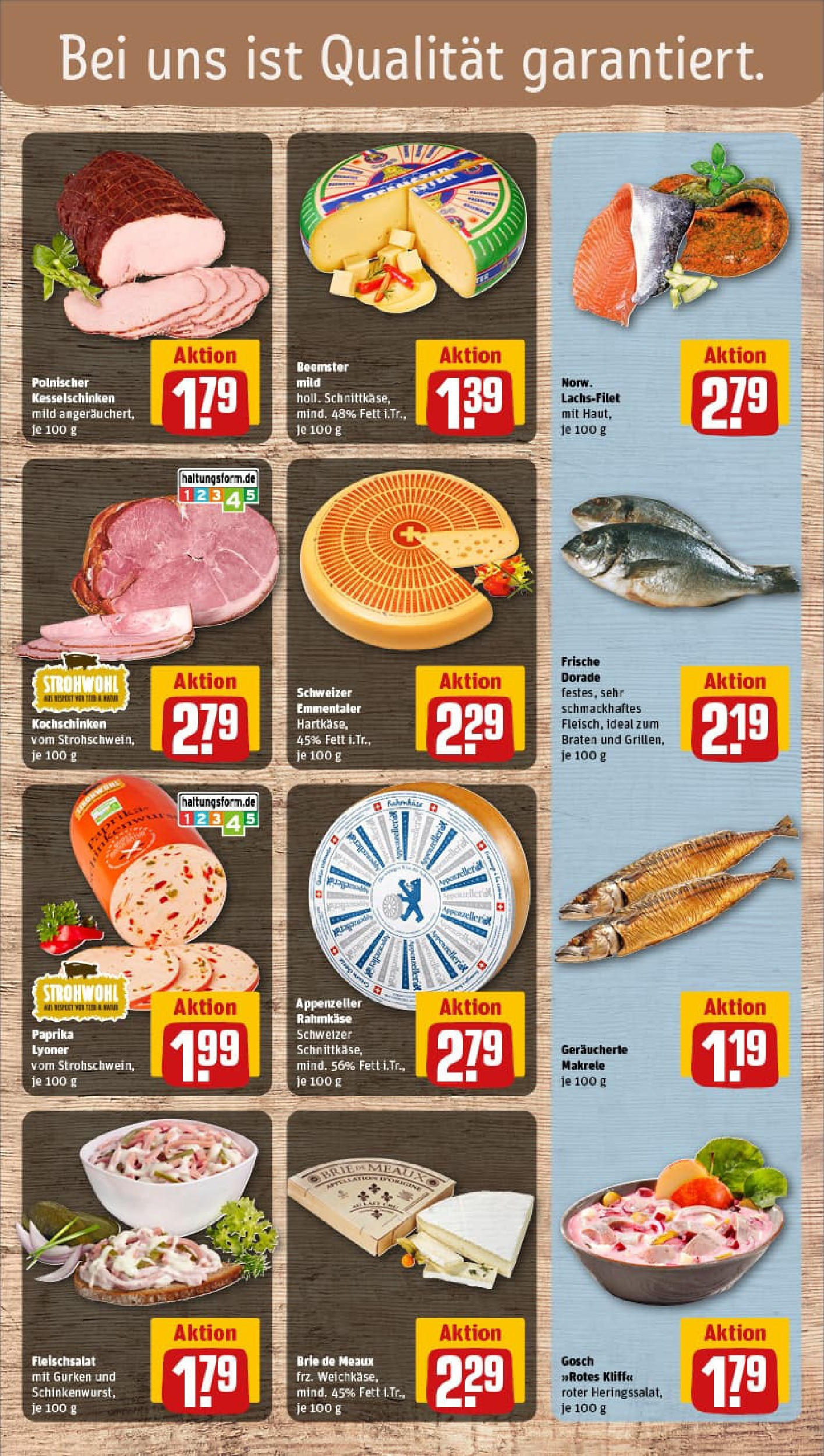 REWE Prospekt ab 14.09.2025 zum Blättern » Angebote | Seite: 9 | Produkte: Dorade, Paprika, Gurken REWE Prospekt ab 14.09.2025 zum Blättern » Angebote | Seite: 9 | Produkte: Dorade, Paprika, Gurken