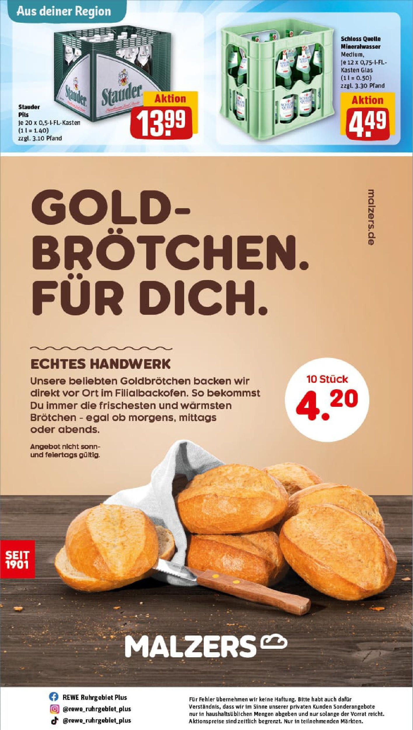 REWE Prospekt ab 14.09.2025 zum Blättern » Angebote | Seite: 30 | Produkte: Pils, Mineralwasser