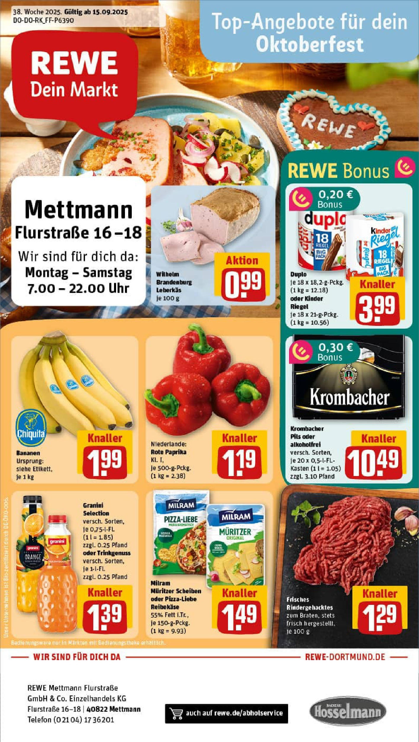 REWE Prospekt ab 14.09.2025 zum Blättern » Angebote | Seite: 1