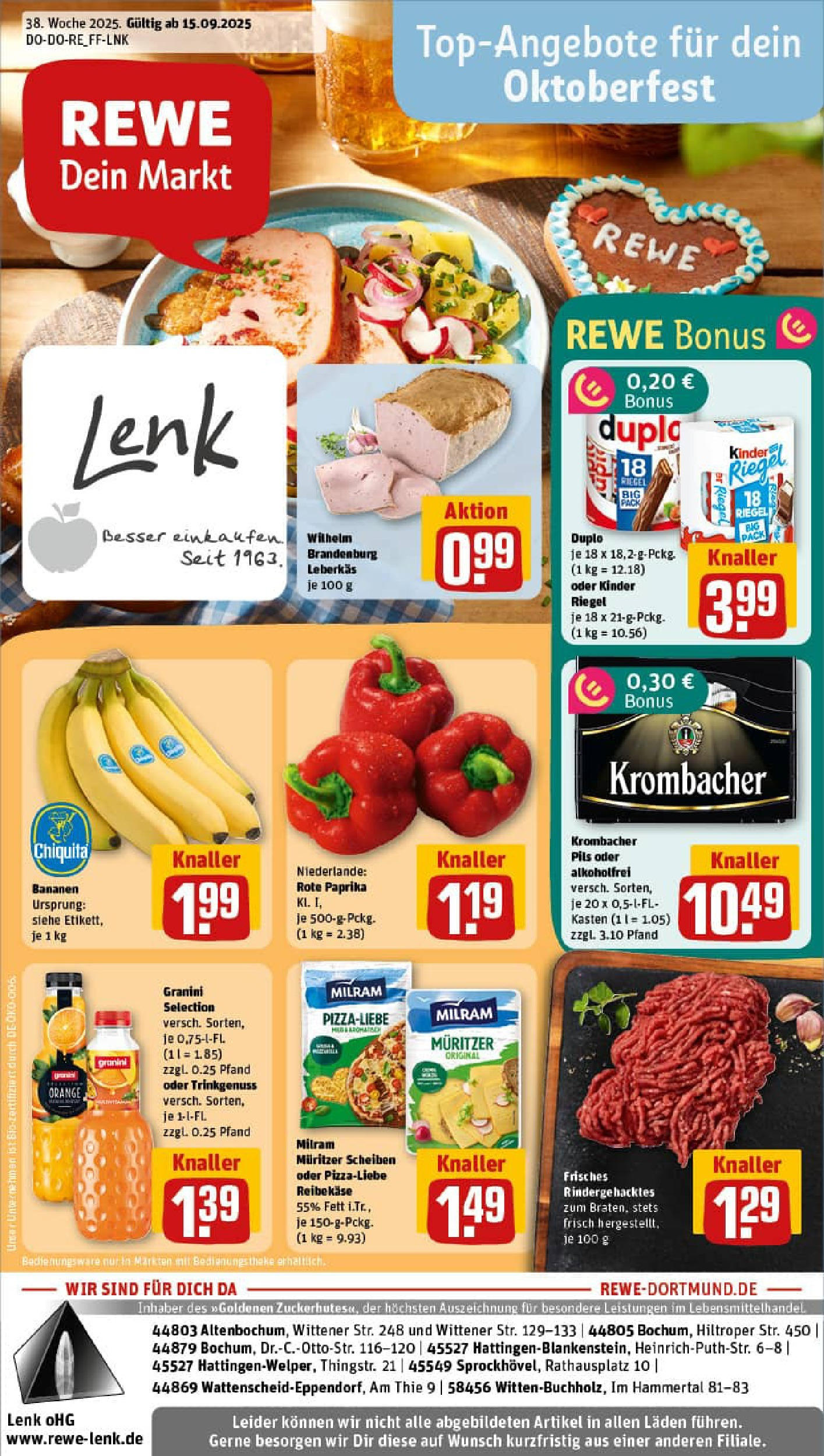 REWE Prospekt ab 14.09.2025 zum Blättern » Angebote | Seite: 1 REWE Prospekt ab 14.09.2025 zum Blättern » Angebote | Seite: 1