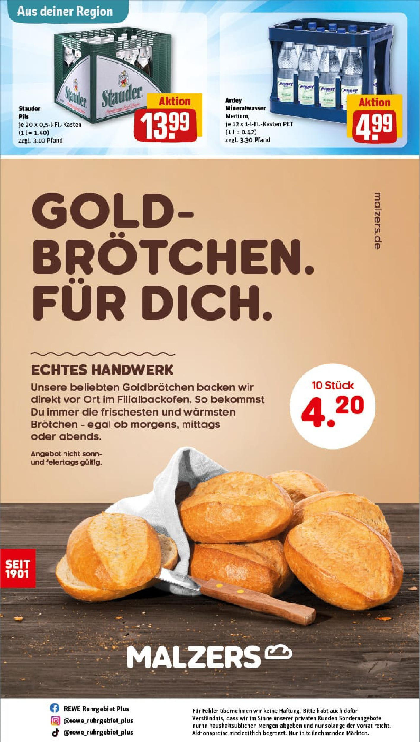 REWE Prospekt ab 14.09.2025 zum Blättern » Angebote | Seite: 30 | Produkte: Pils, Mineralwasser