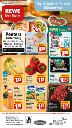 Rewe prospekt Wesel	 ab 14.09.2025 gültig