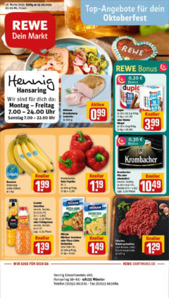 Rewe prospekt Münster	 ab 14.09.2025 gültig