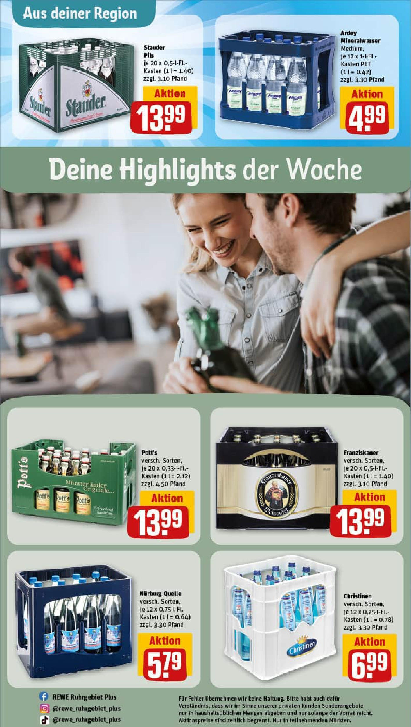 REWE Prospekt ab 14.09.2025 zum Blättern » Angebote | Seite: 31 | Produkte: Franziskaner, Pils, Mineralwasser