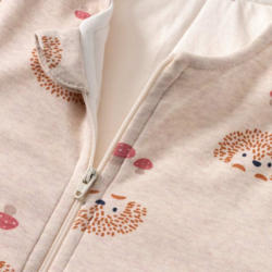 ALANA Schlafsack 2 TOG mit Igel-Muster, beige, 100 cm
