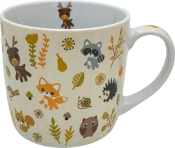 Dekorieren & Einrichten Kaffeebecher Herbstmotive, für Kinder, beige