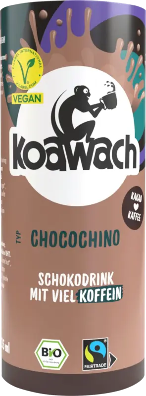 koawach Trinkfertiger Schokodrink, Chocochino mit Koffein