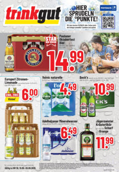 Trinkgut - trinkgut: Wochenangebote ab 14.09.2025 gültig