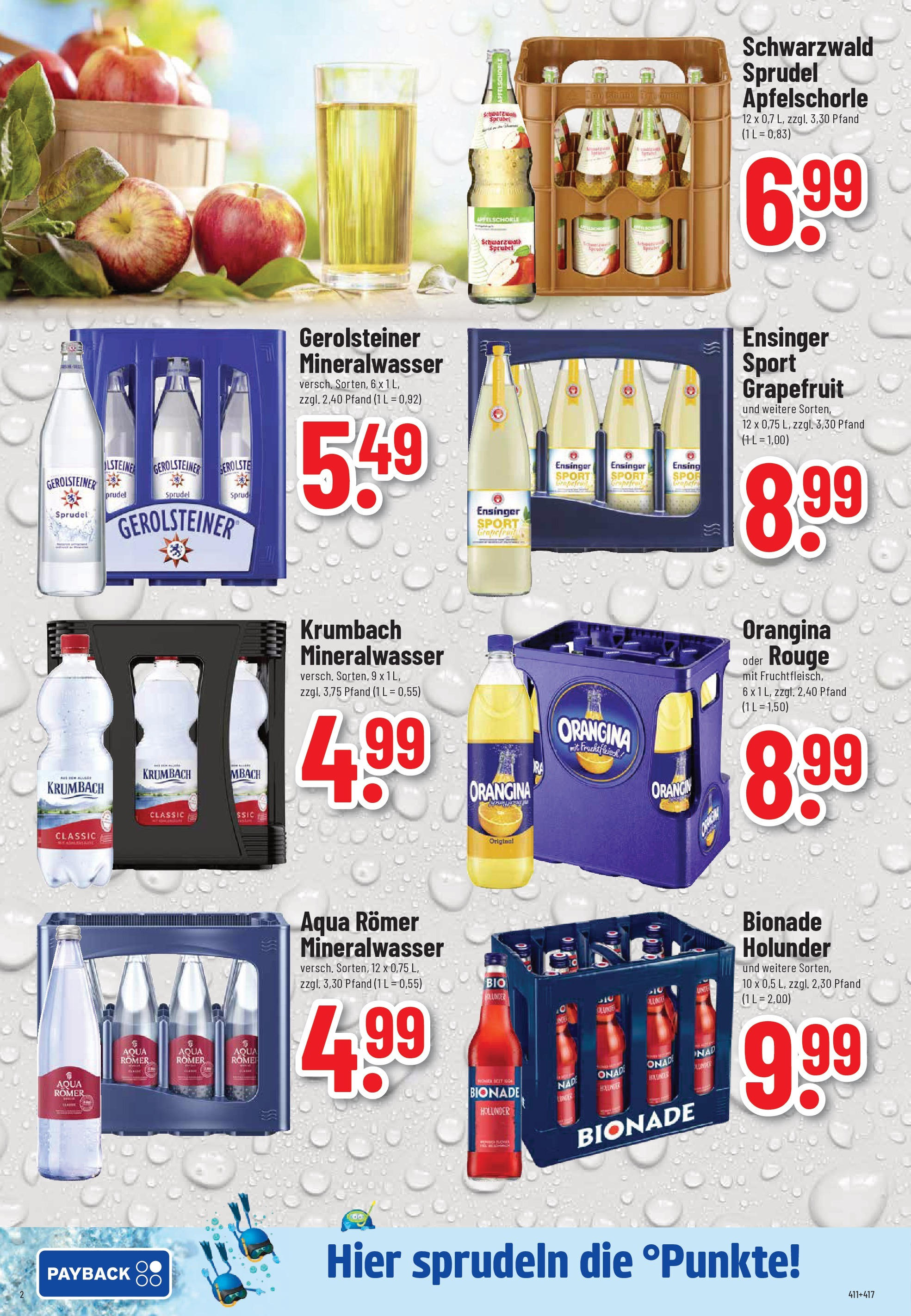 Trinkgut - trinkgut: Wochenangebote (ab 14.09.2025) » Angebote online | Seite: 2 | Produkte: Rouge, Bionade, Grapefruit, Gerolsteiner