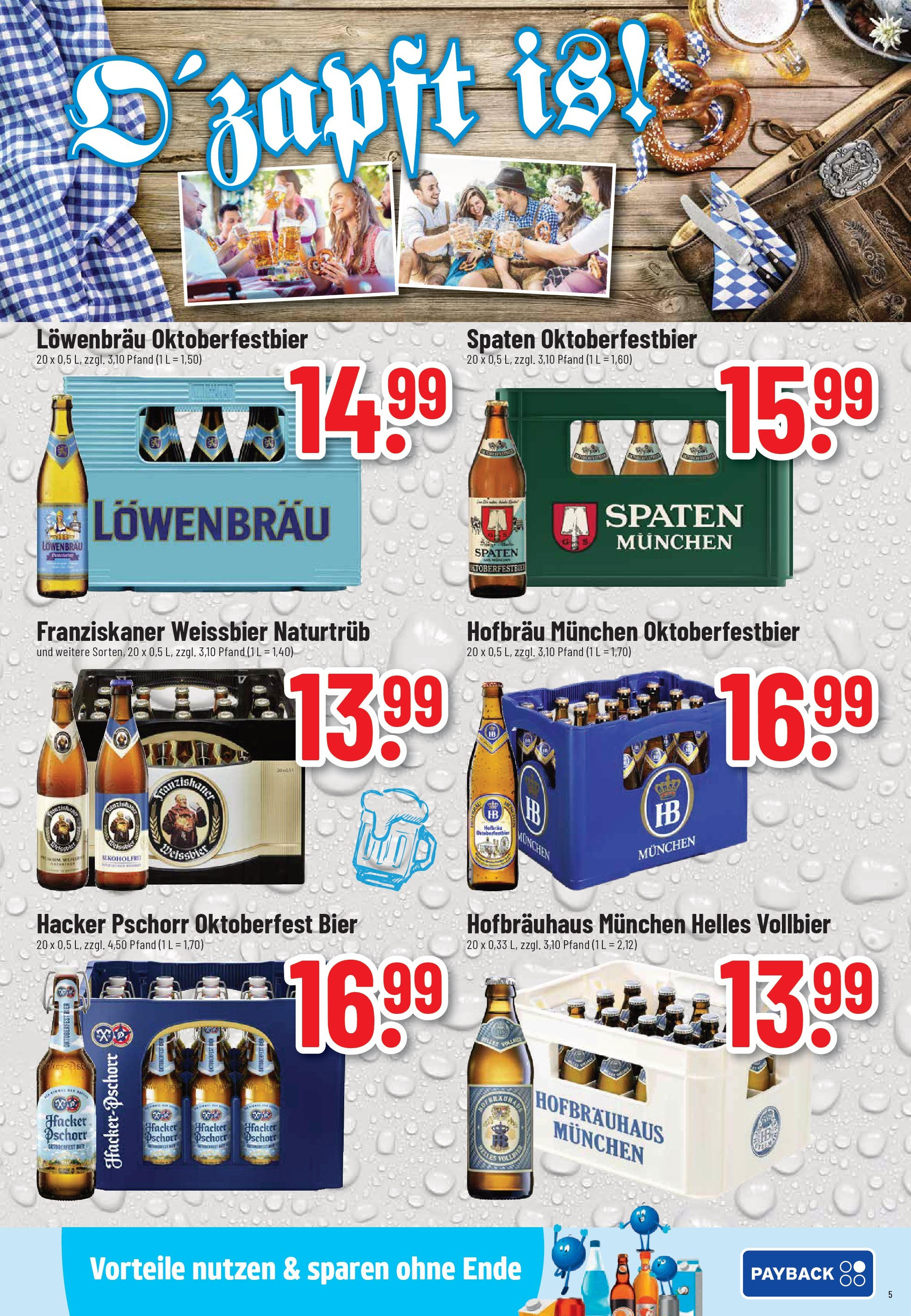Trinkgut - trinkgut: Wochenangebote (ab 14.09.2025) » Angebote online | Seite: 5 | Produkte: Franziskaner, Bier, Weißbier