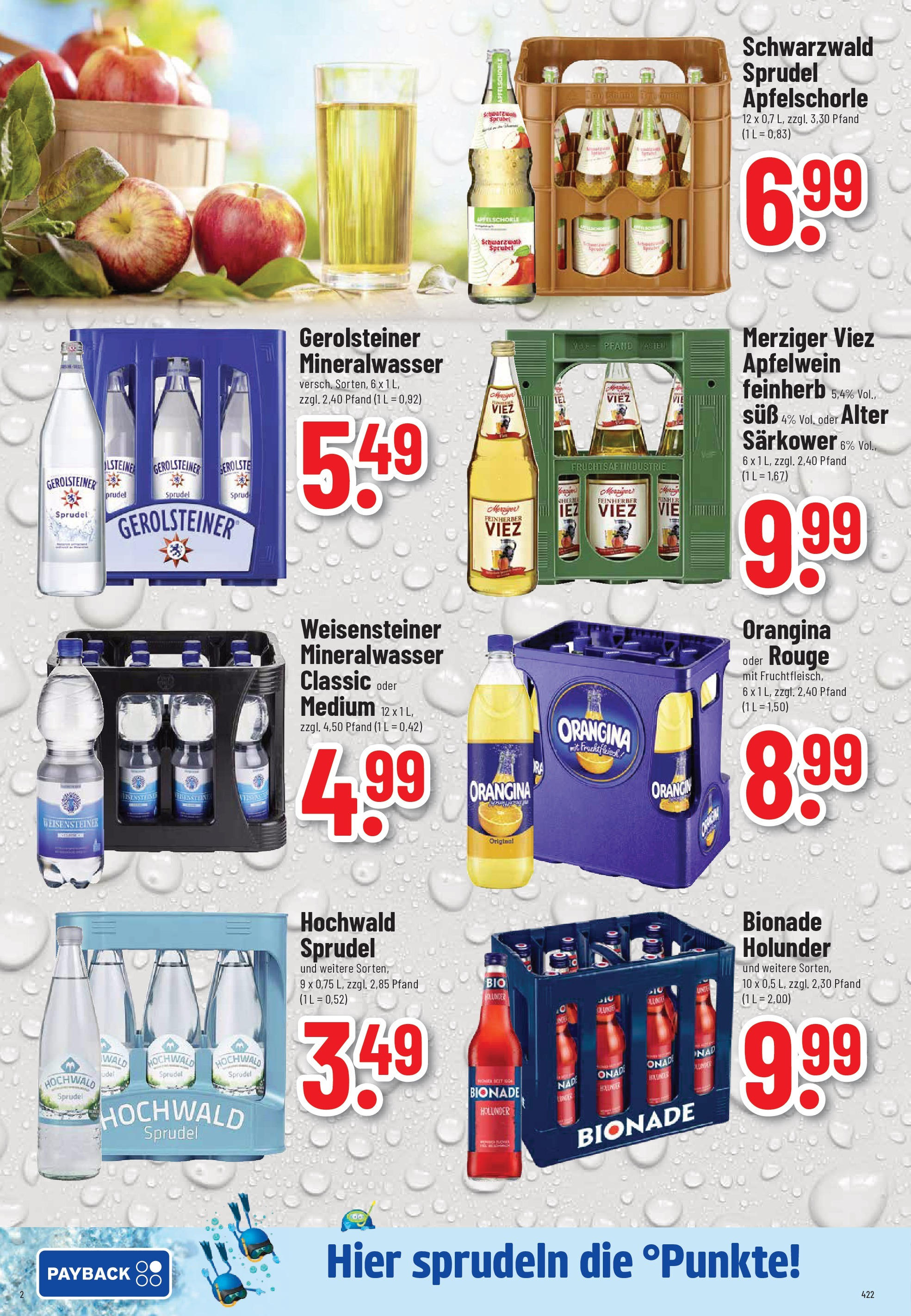 Trinkgut - trinkgut: Wochenangebote (ab 14.09.2025) » Angebote online | Seite: 2 | Produkte: Rouge, Bionade, Mineralwasser, Gerolsteiner