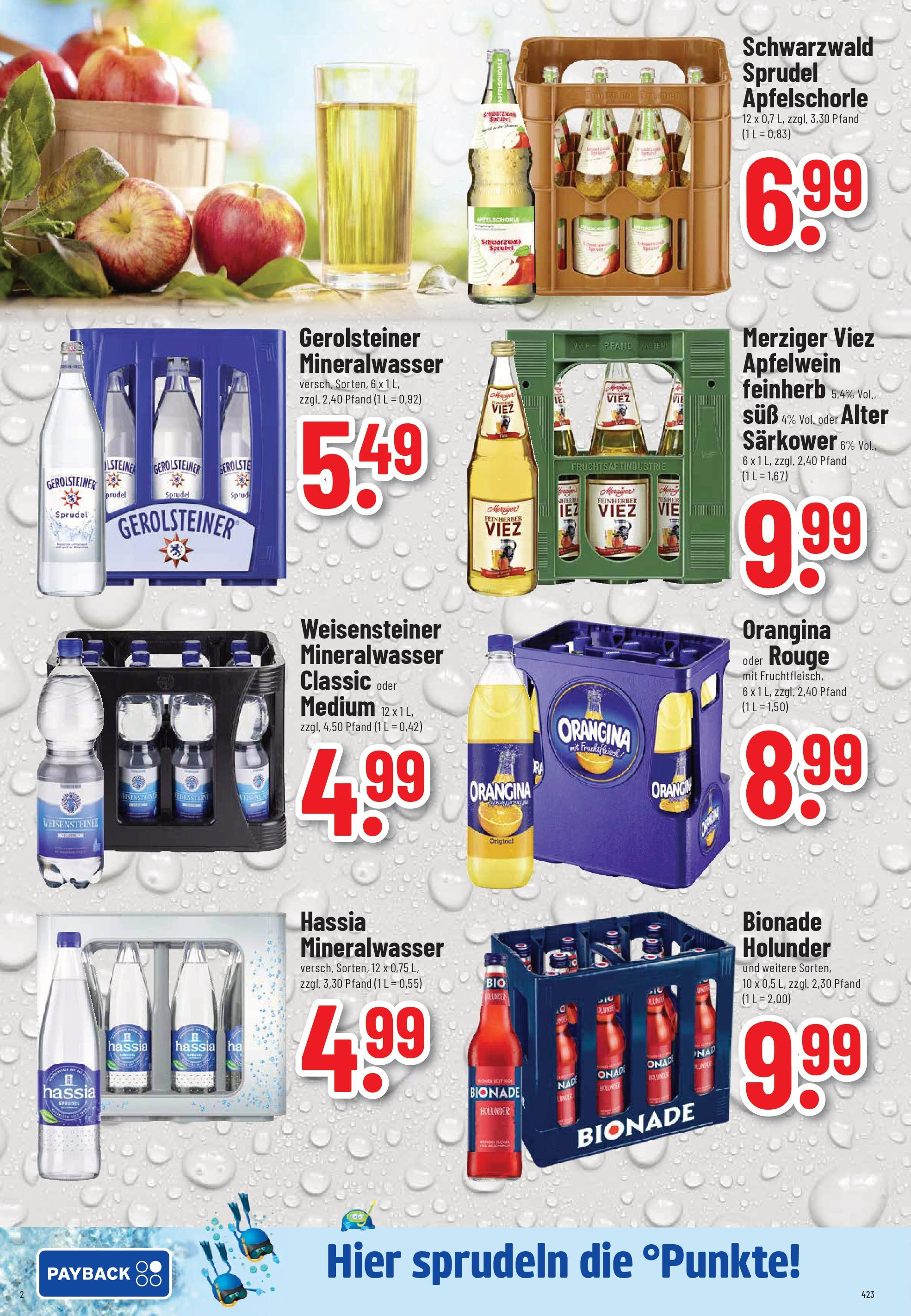 Trinkgut - trinkgut: Wochenangebote (ab 14.09.2025) » Angebote online | Seite: 2 | Produkte: Rouge, Bionade, Mineralwasser, Gerolsteiner