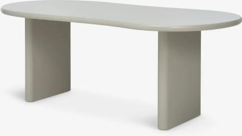 JYSK Masă VORDINGBORG 98x198 gri