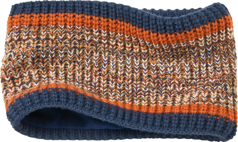 PUSBLU Loop Schal, beige & orange