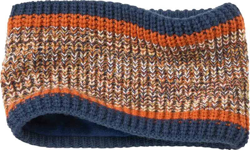 PUSBLU Loop Schal, beige & orange
