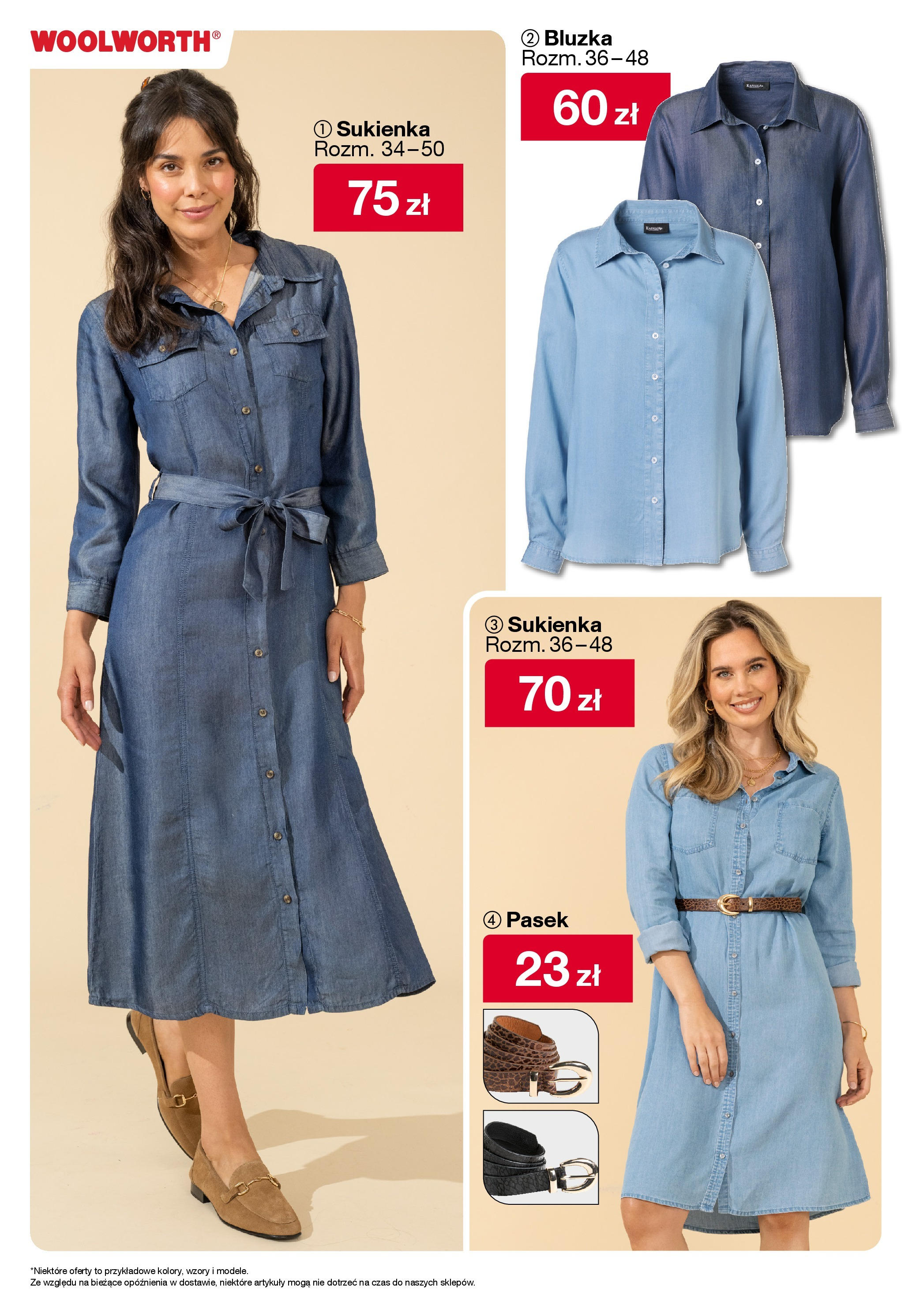Woolworth - Woolworth: Tygodniowe targi od (11.09.2025 - 22.09.2025) | Strona: 9 | Produkty: Bluzka, Pasek, Sukienka Woolworth - Woolworth: Tygodniowe targi od (11.09.2025 - 22.09.2025) | Strona: 9 | Produkty: Bluzka, Pasek, Sukienka