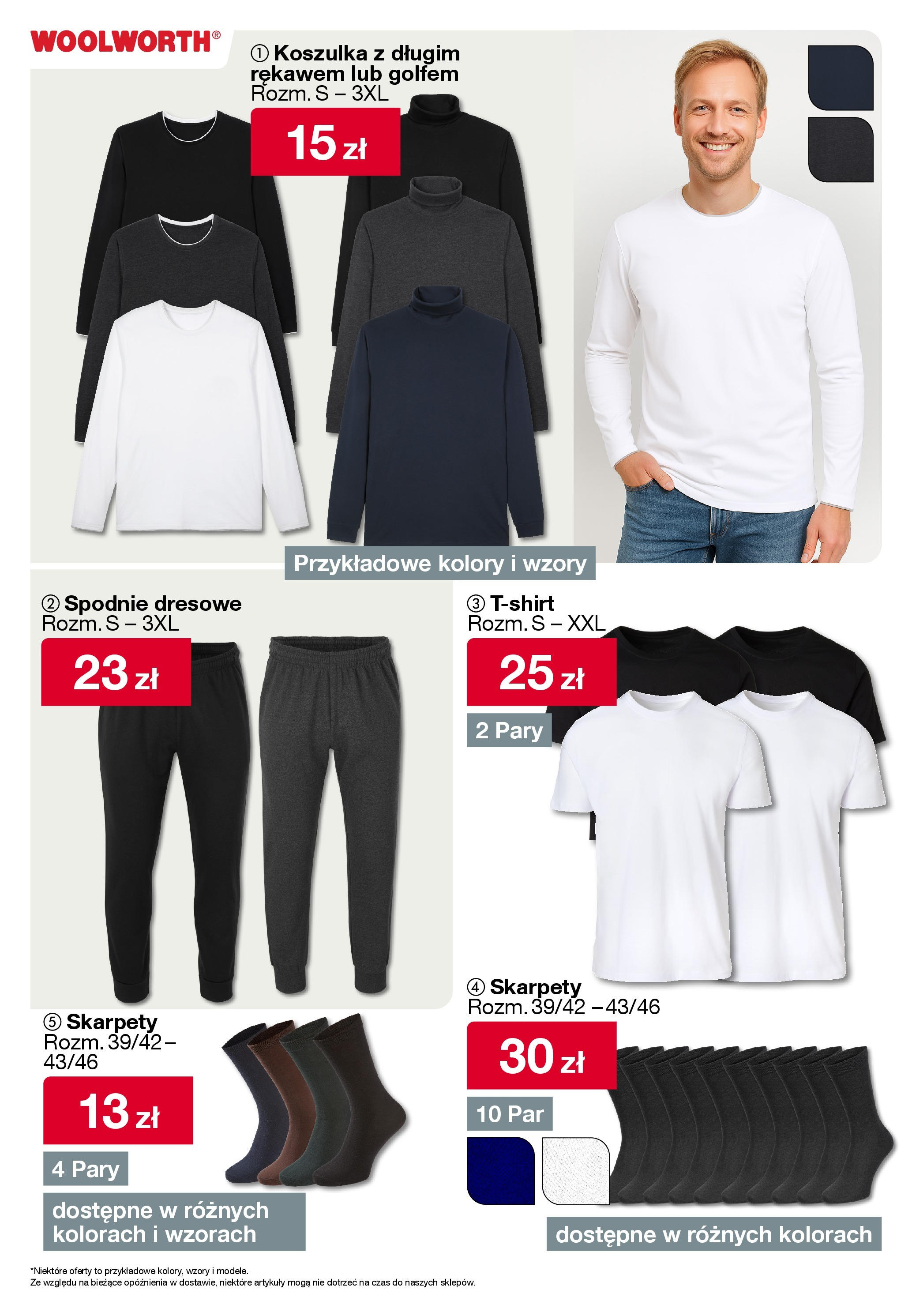 Woolworth - Woolworth: Tygodniowe targi od (11.09.2025 - 22.09.2025) | Strona: 15 | Produkty: Spodnie, Skarpety Woolworth - Woolworth: Tygodniowe targi od (11.09.2025 - 22.09.2025) | Strona: 15 | Produkty: Spodnie, Skarpety