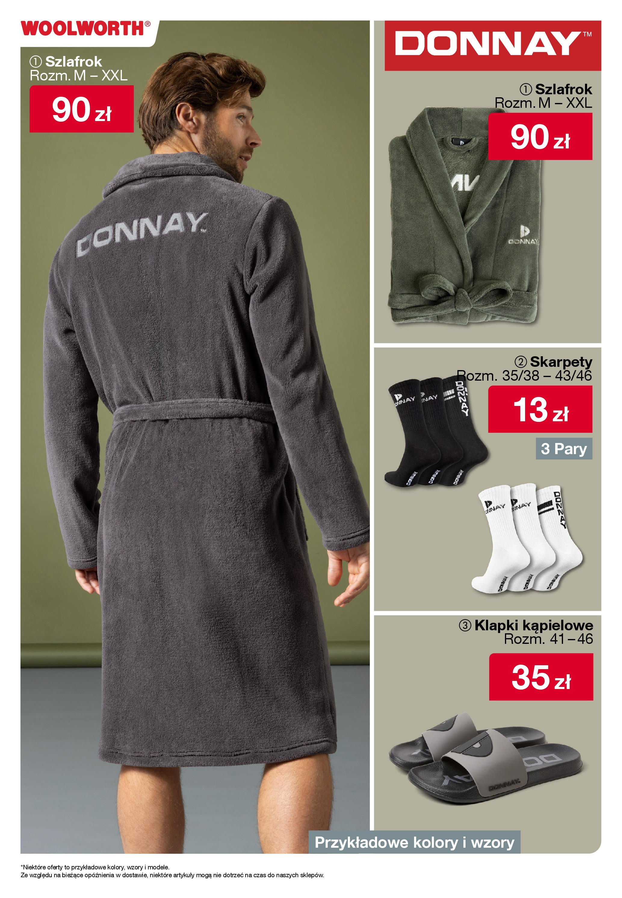 Woolworth - Woolworth: Tygodniowe targi od (11.09.2025 - 22.09.2025) | Strona: 16 | Produkty: Skarpety, Szlafrok, Klapki Woolworth - Woolworth: Tygodniowe targi od (11.09.2025 - 22.09.2025) | Strona: 16 | Produkty: Skarpety, Szlafrok, Klapki