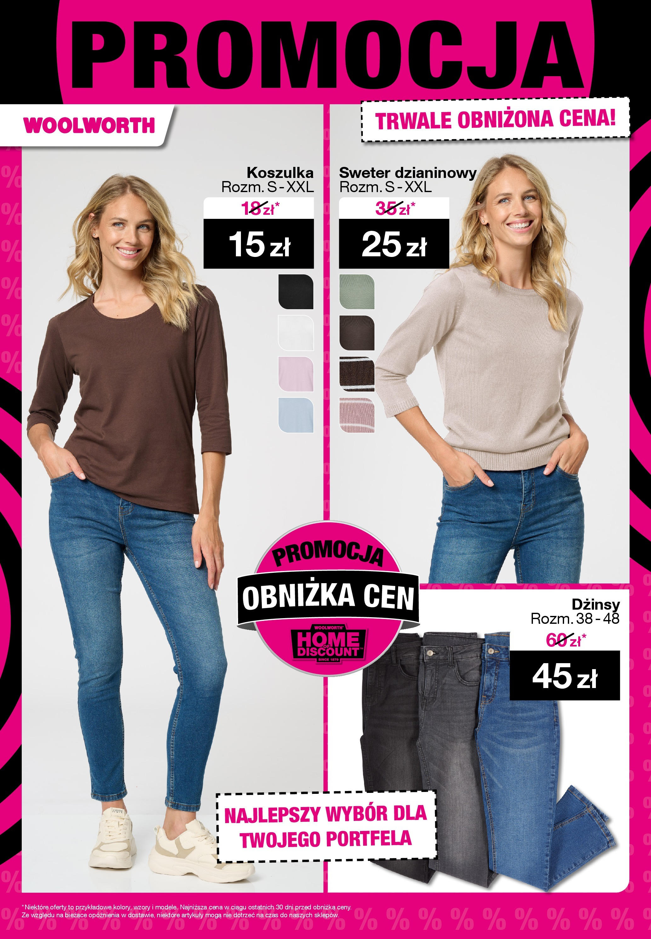 Woolworth - Woolworth: Tygodniowe targi od (11.09.2025 - 22.09.2025) | Strona: 34 | Produkty: Sweter, Dżinsy Woolworth - Woolworth: Tygodniowe targi od (11.09.2025 - 22.09.2025) | Strona: 34 | Produkty: Sweter, Dżinsy