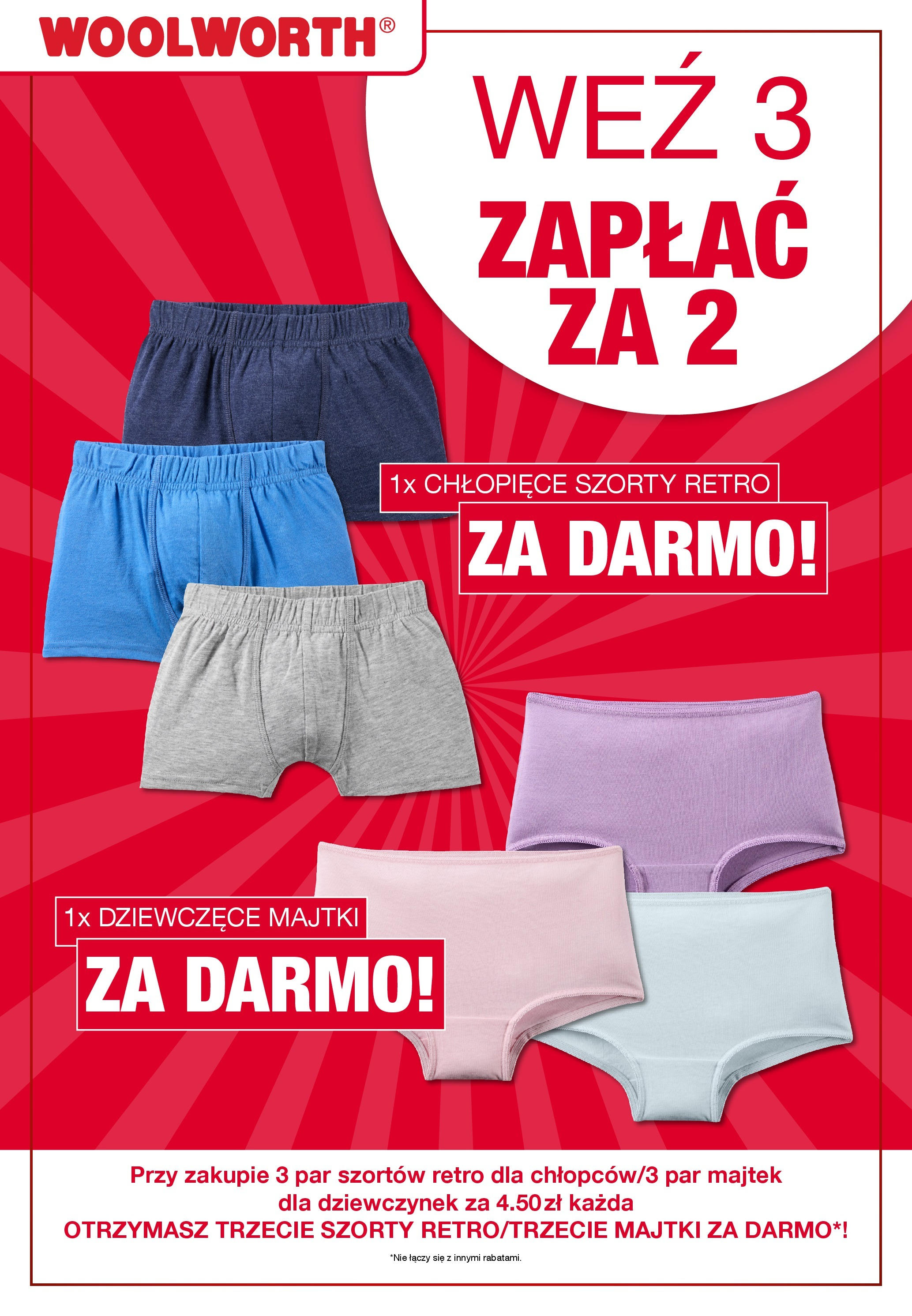 Woolworth - Woolworth: Tygodniowe targi od (11.09.2025 - 22.09.2025) | Strona: 43 | Produkty: Szorty, Majtki Woolworth - Woolworth: Tygodniowe targi od (11.09.2025 - 22.09.2025) | Strona: 43 | Produkty: Szorty, Majtki