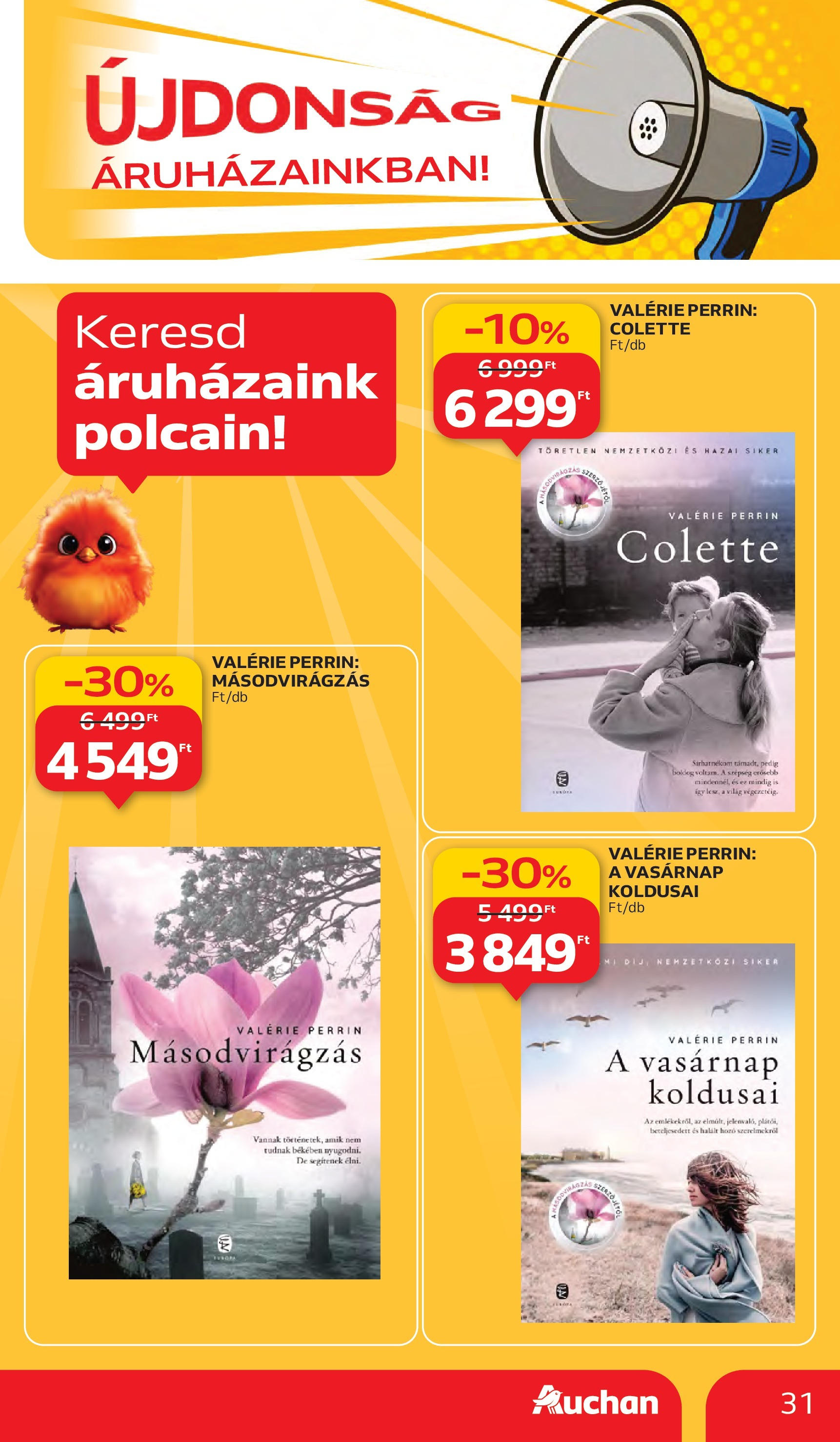Auchan - Auchan újság érvényessége 09.17.-ig - 2025.09.10. -tól/töl > akció, lapozható szórólap 🛍️ | Oldal: 31