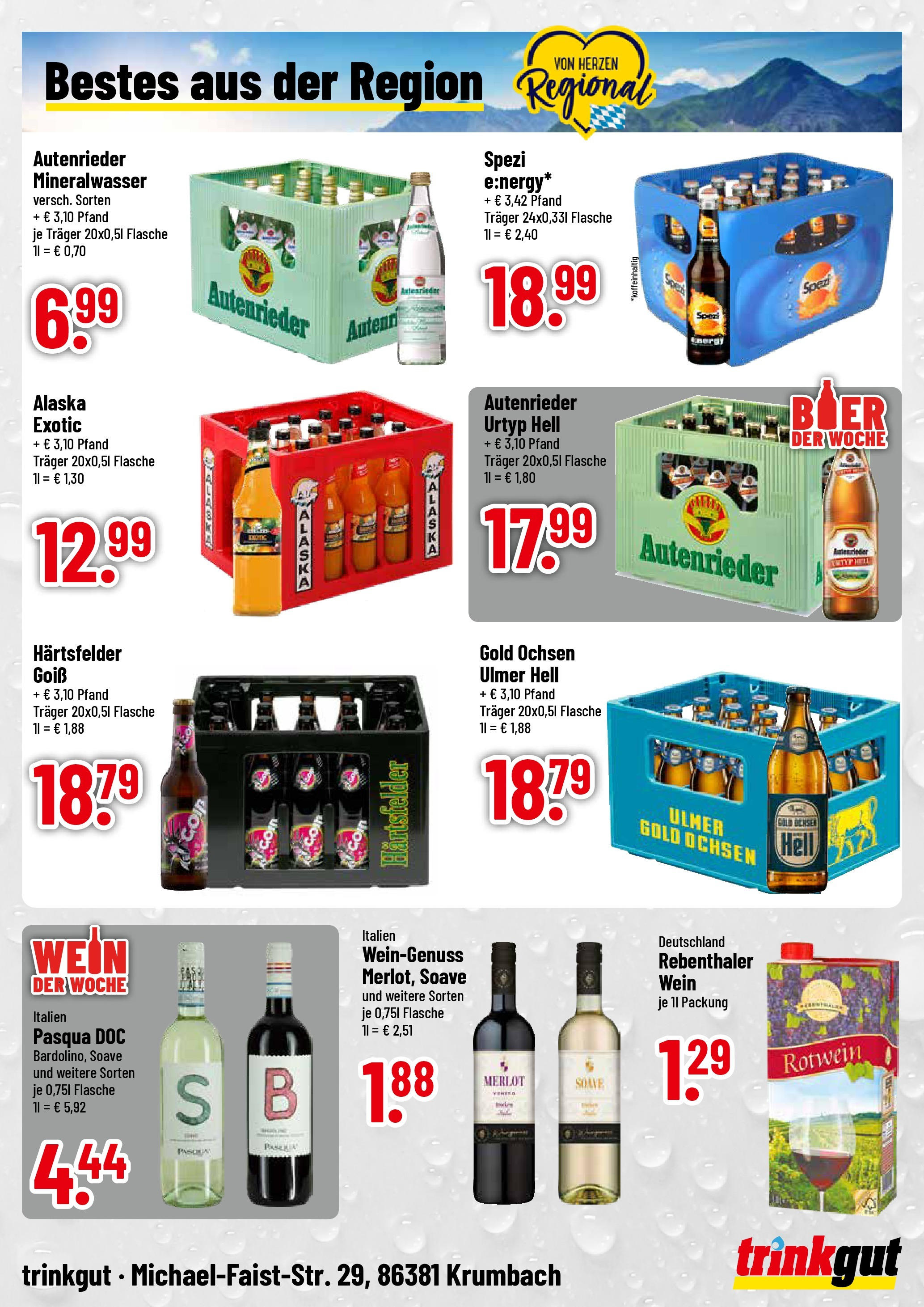 Trinkgut - trinkgut: Wochenangebote (ab 14.09.2025) » Angebote online | Seite: 4 | Produkte: Energy, Rotwein, Merlot, Wein