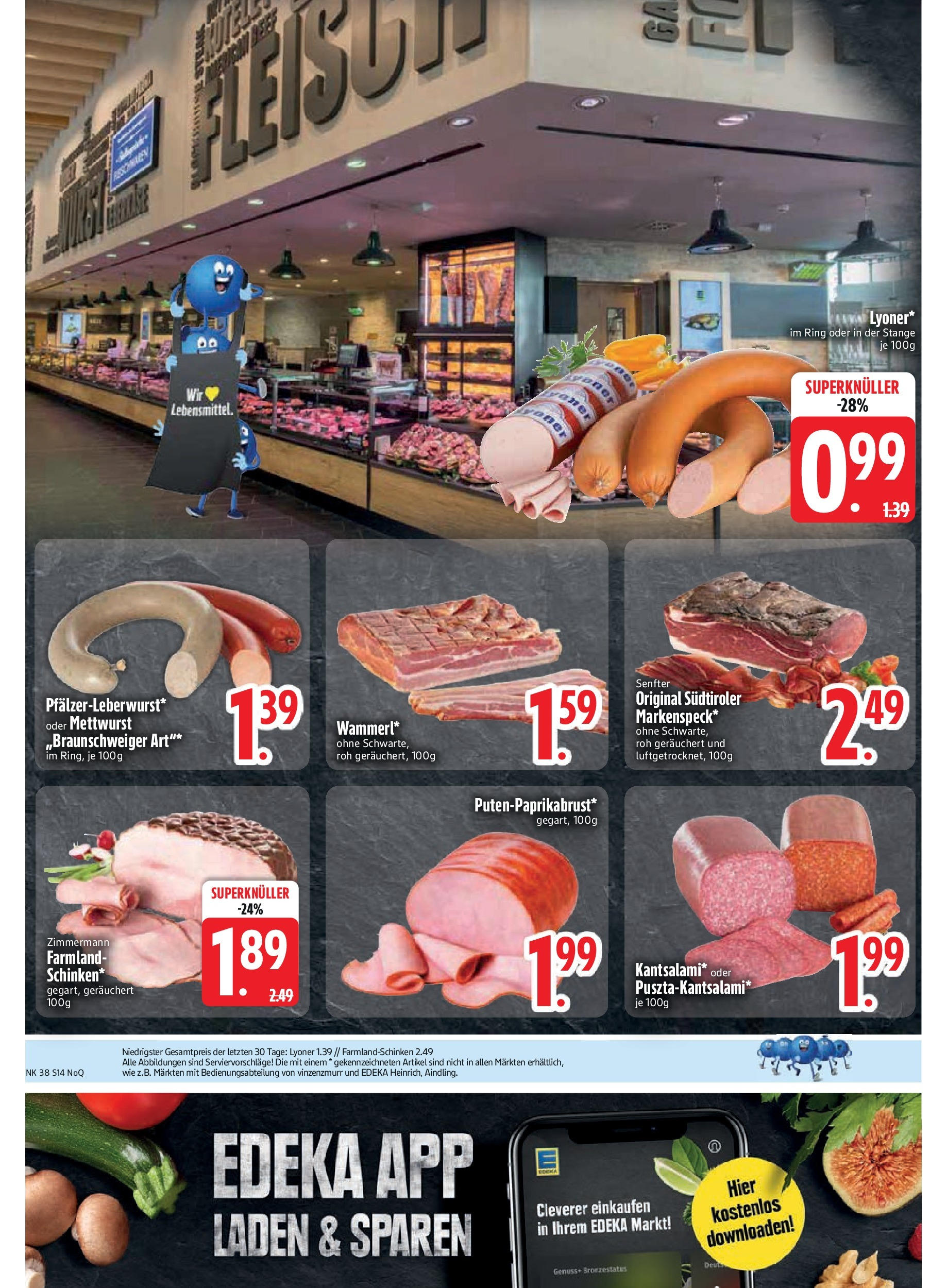 Edeka prospekt Rötz	 (ab 14.09.2025) » Angebote Online | Seite: 16