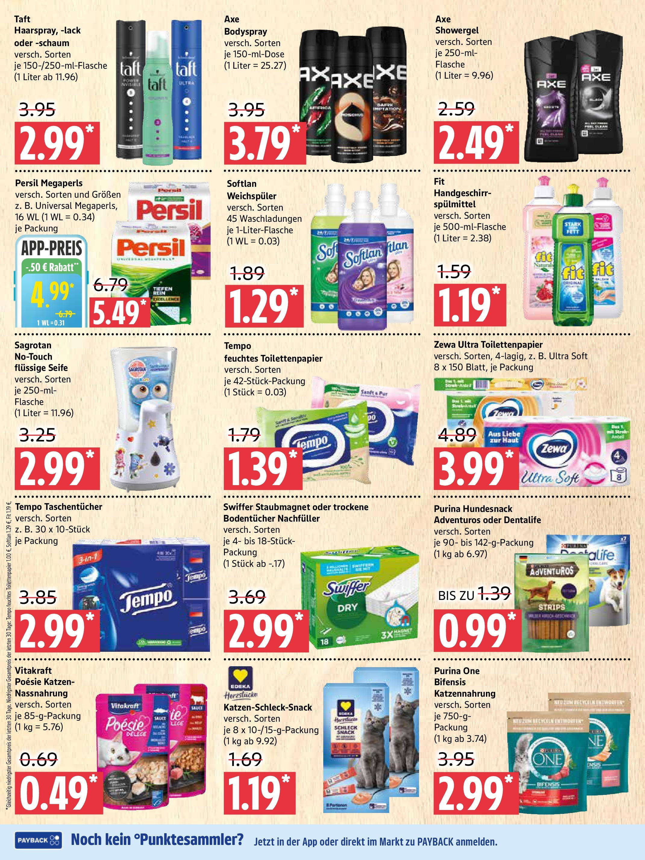 Marktkauf - Marktkauf: Wochenangebote (ab 14.09.2025) » Angebote online | Seite: 8 | Produkte: Purina one, Weichspüler, Persil, Toilettenpapier