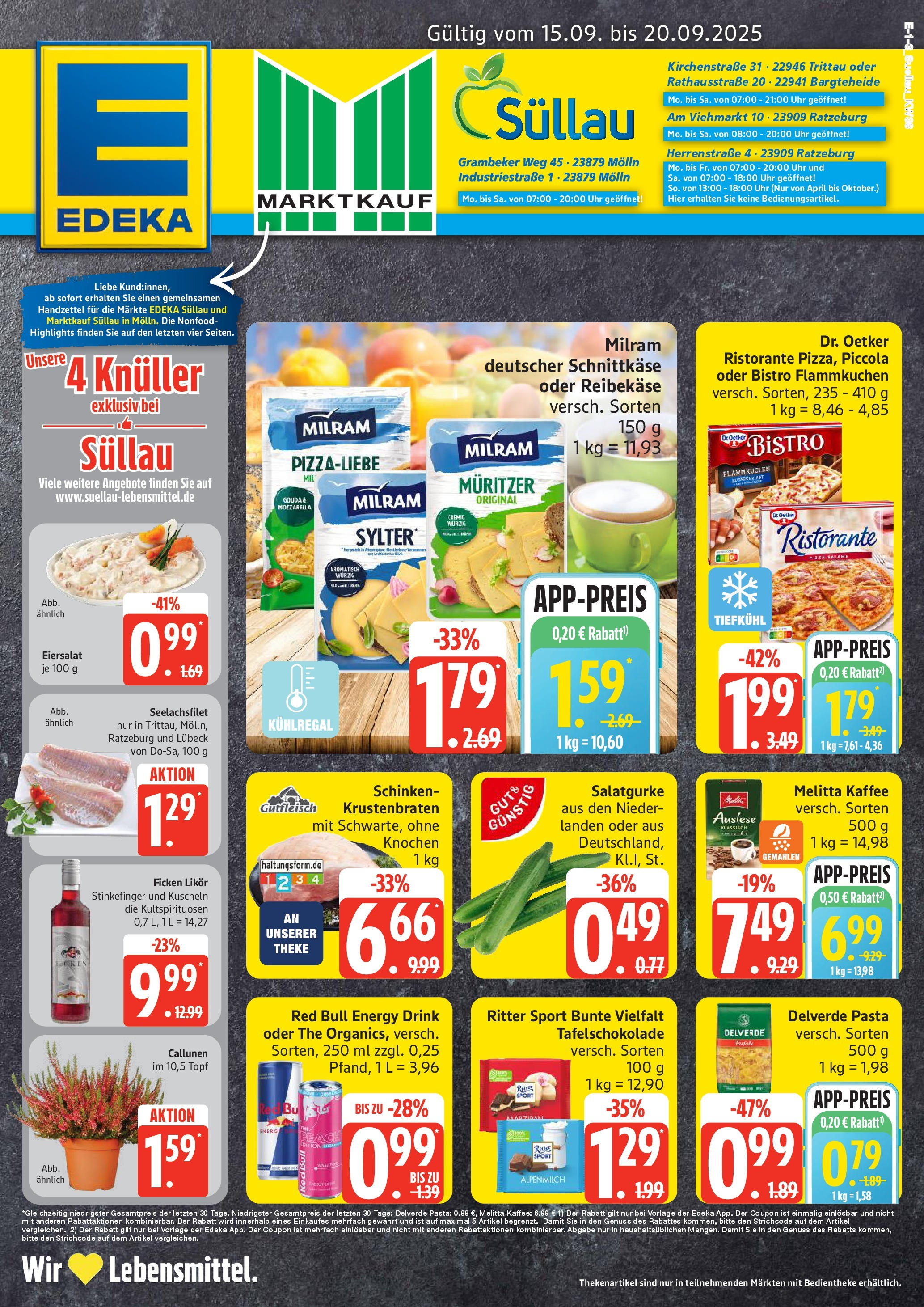 Marktkauf - Marktkauf: Wochenangebote (ab 14.09.2025) » Angebote online | Seite: 1 | Produkte: Melitta, Funny frisch, YFood, Pasta