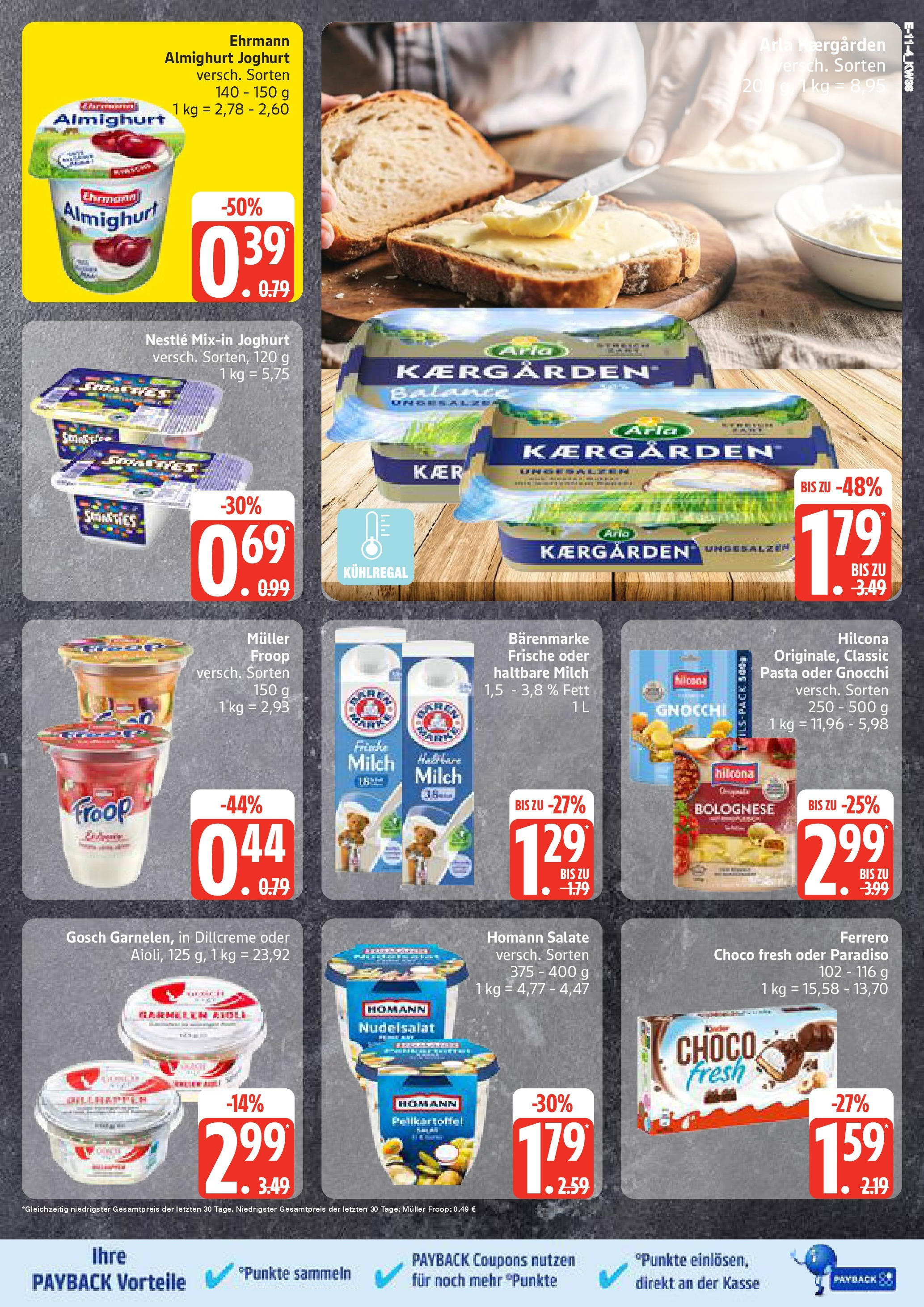 Marktkauf - Marktkauf: Wochenangebote (ab 14.09.2025) » Angebote online | Seite: 11 | Produkte: Froop, Milch, Garnelen, Pasta