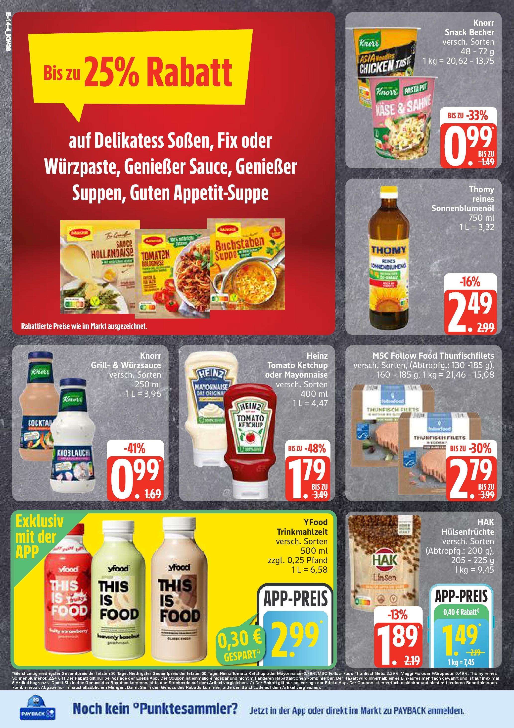 Marktkauf - Marktkauf: Wochenangebote (ab 14.09.2025) » Angebote online | Seite: 14 | Produkte: Thunfisch, Sonnenblumenol, Knoblauch, Sahne