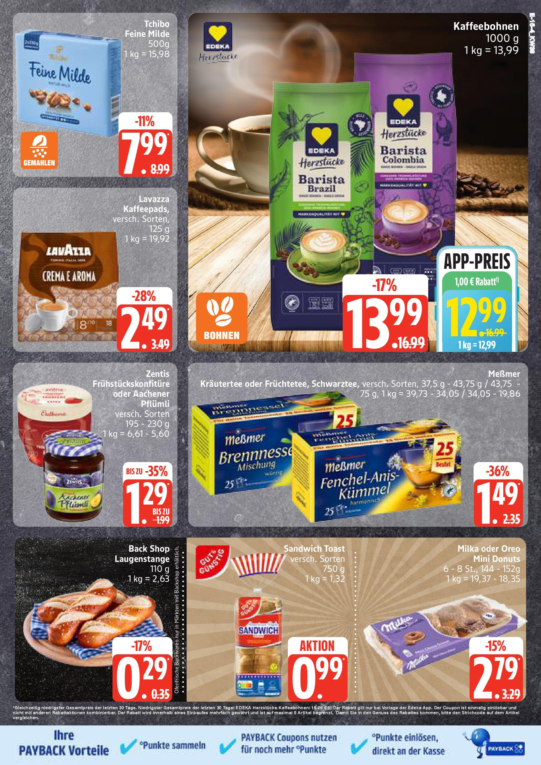 Marktkauf - Marktkauf: Wochenangebote (ab 14.09.2025) » Angebote online | Seite: 15 | Produkte: Lavazza, Toast, Ofenfrische, Donuts