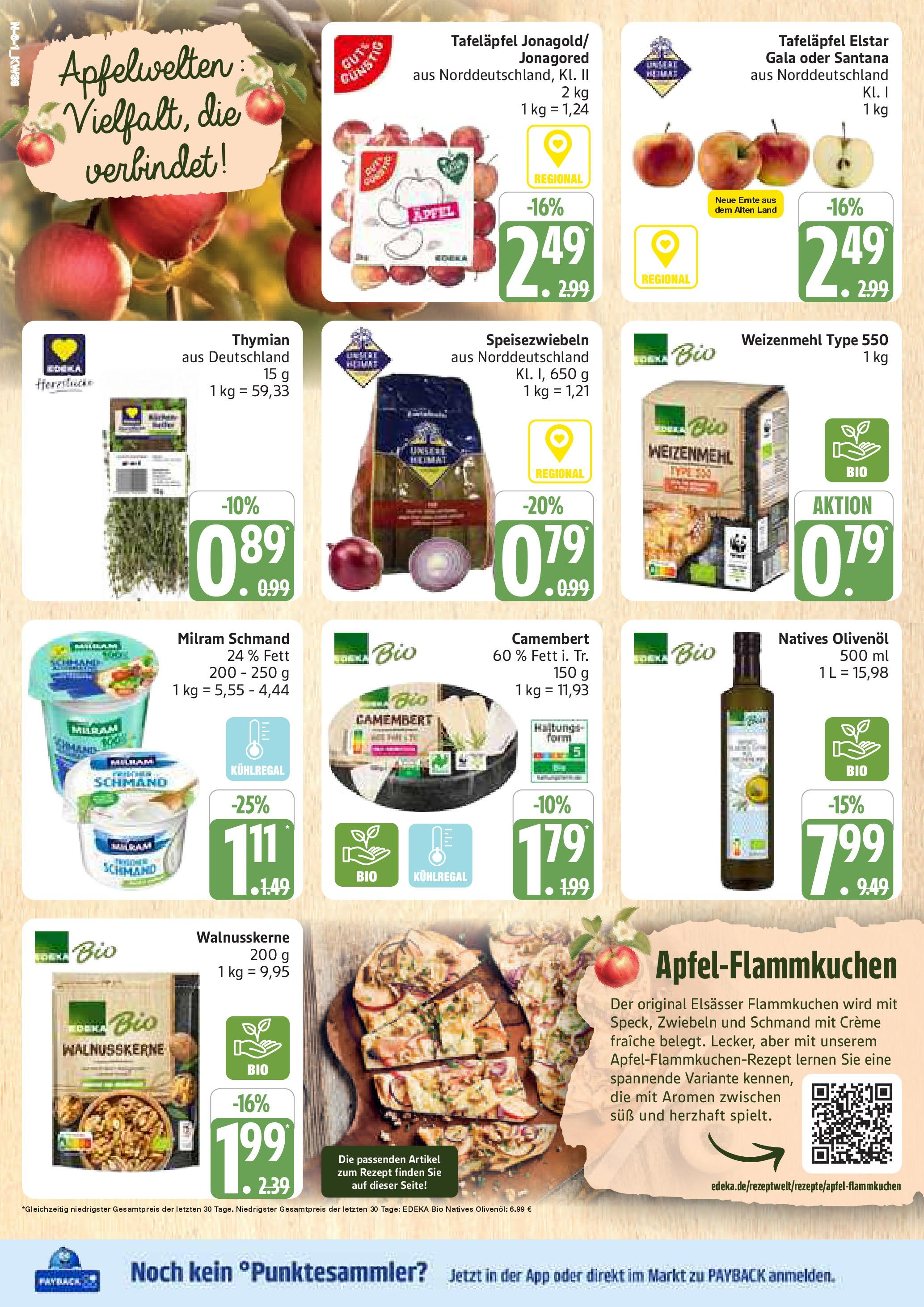 Marktkauf - Marktkauf: Wochenangebote (ab 14.09.2025) » Angebote online | Seite: 6 | Produkte: Äpfel, Creme, Zwiebeln, Milram